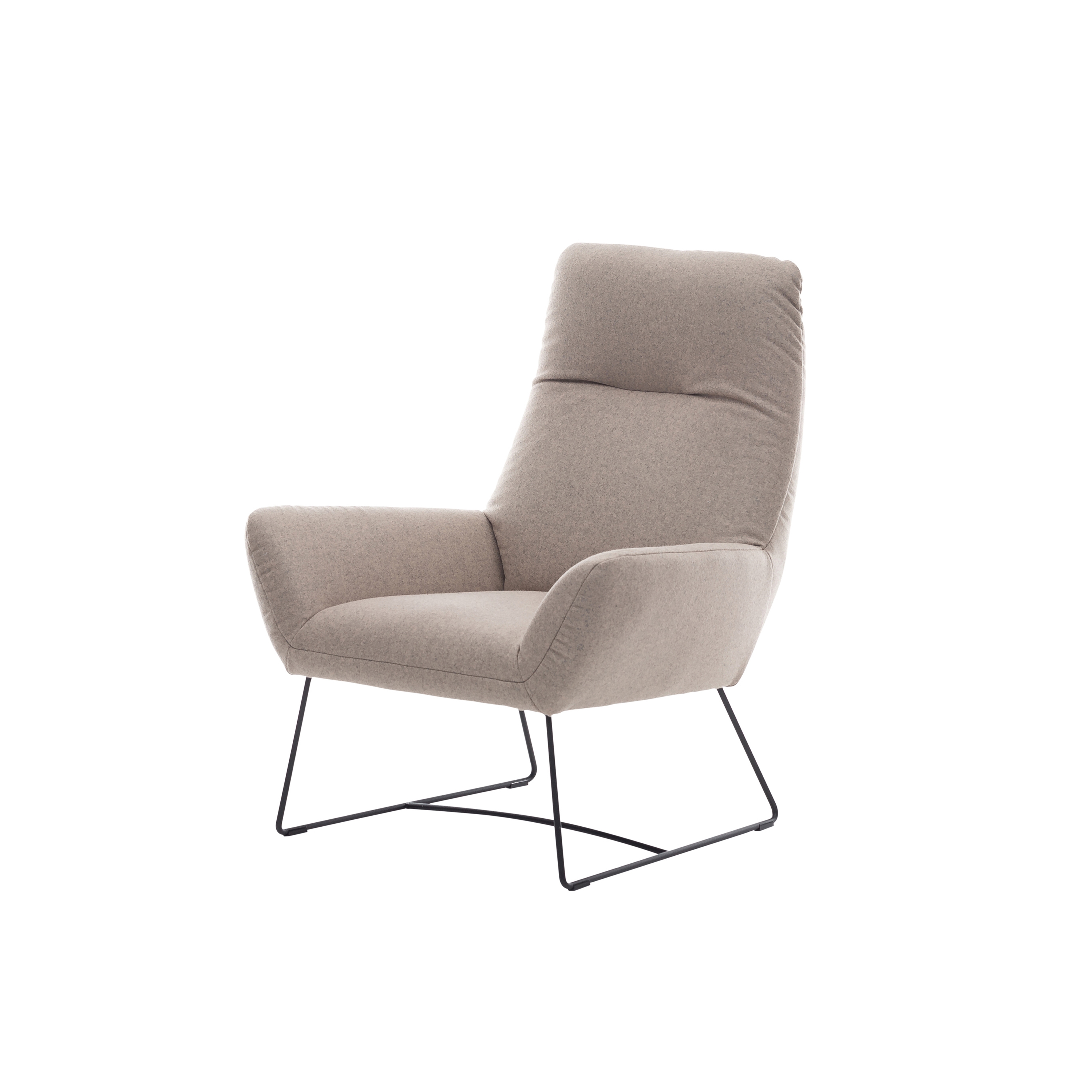Afficher le produit Livorno Armchair with slender metal frame du fabricant Assmann Büromöbel
