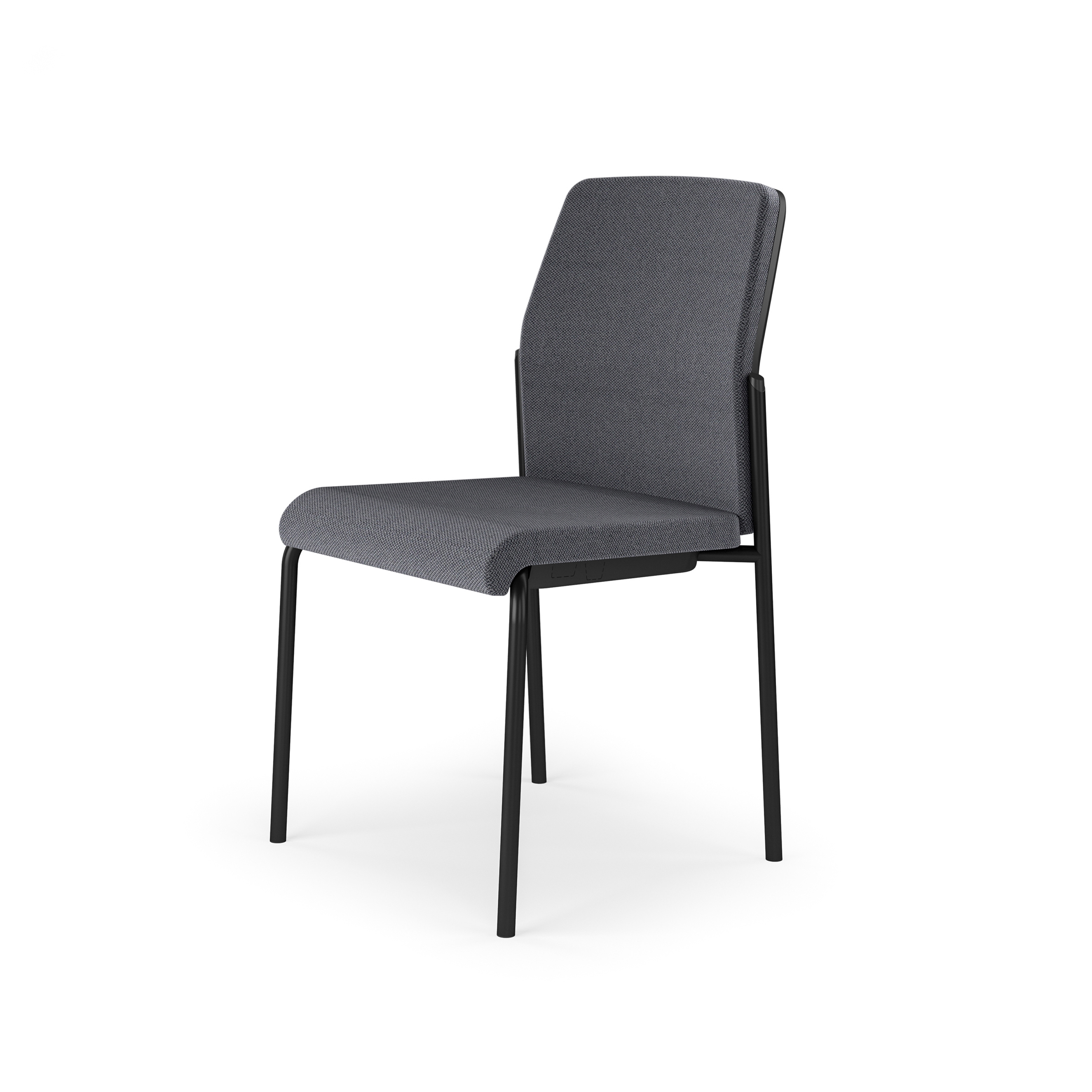 Display product Streamo meeting chair, Four-footed chair, upholstered backrest and seat from manufacturer Assmann Büromöbel