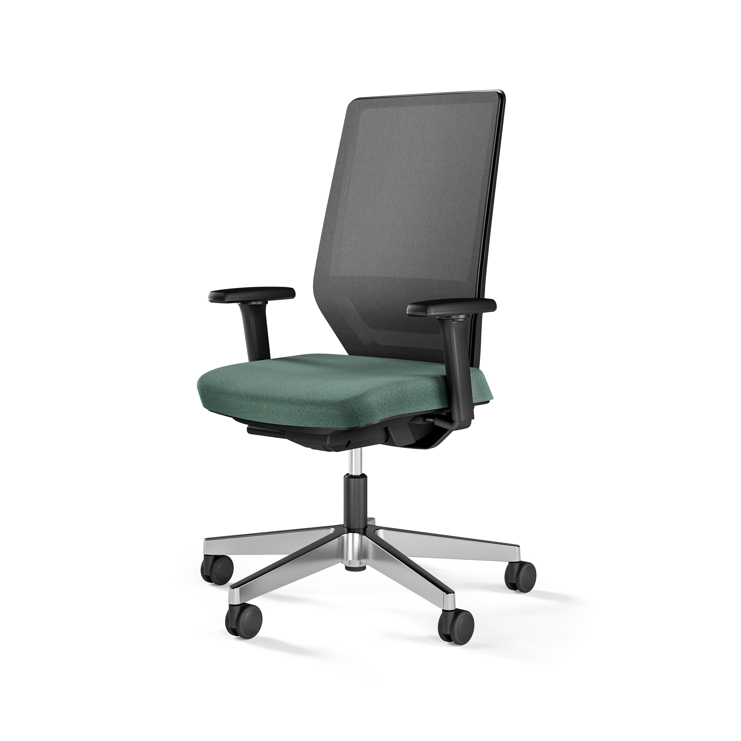 Display product Streamo office swivel chair, upholstered mesh backrest and seat from manufacturer Assmann Büromöbel