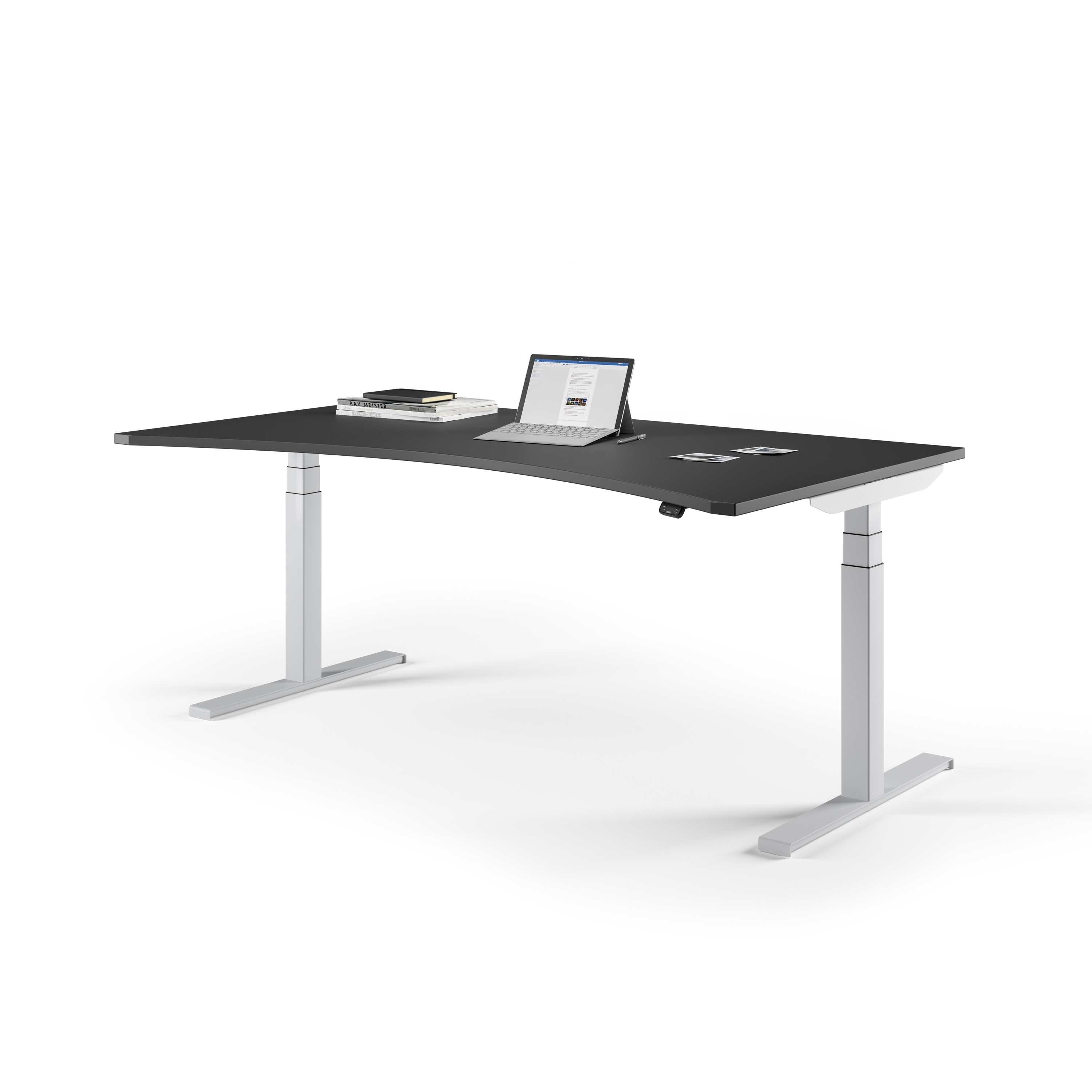 Display product Tensos Electric height-adjustable Desk from manufacturer Assmann Büromöbel