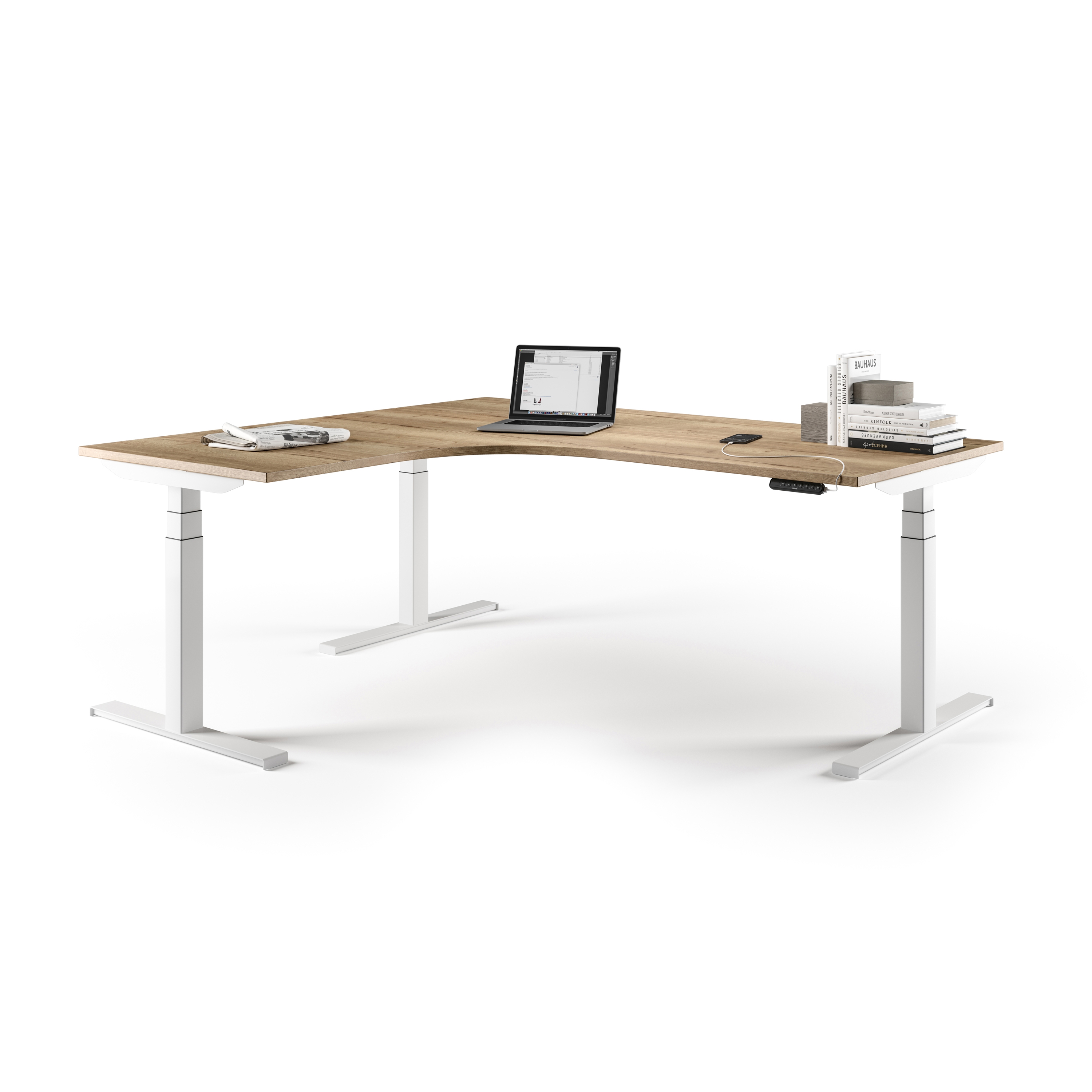 Display product Tensos Electric height-adjustable Desk from manufacturer Assmann Büromöbel
