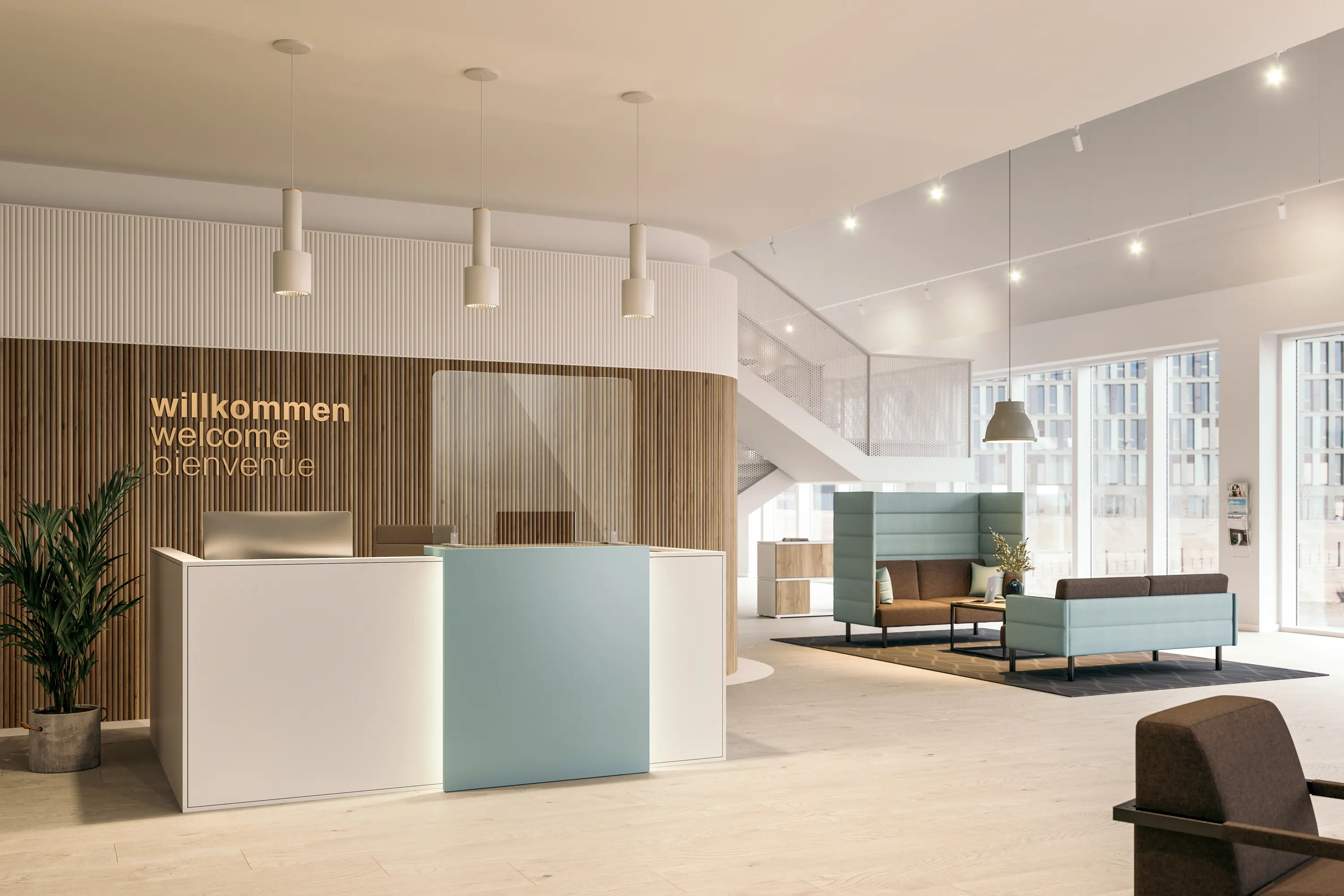 Assmann Büromöbel - Viteco Hygiene counter top