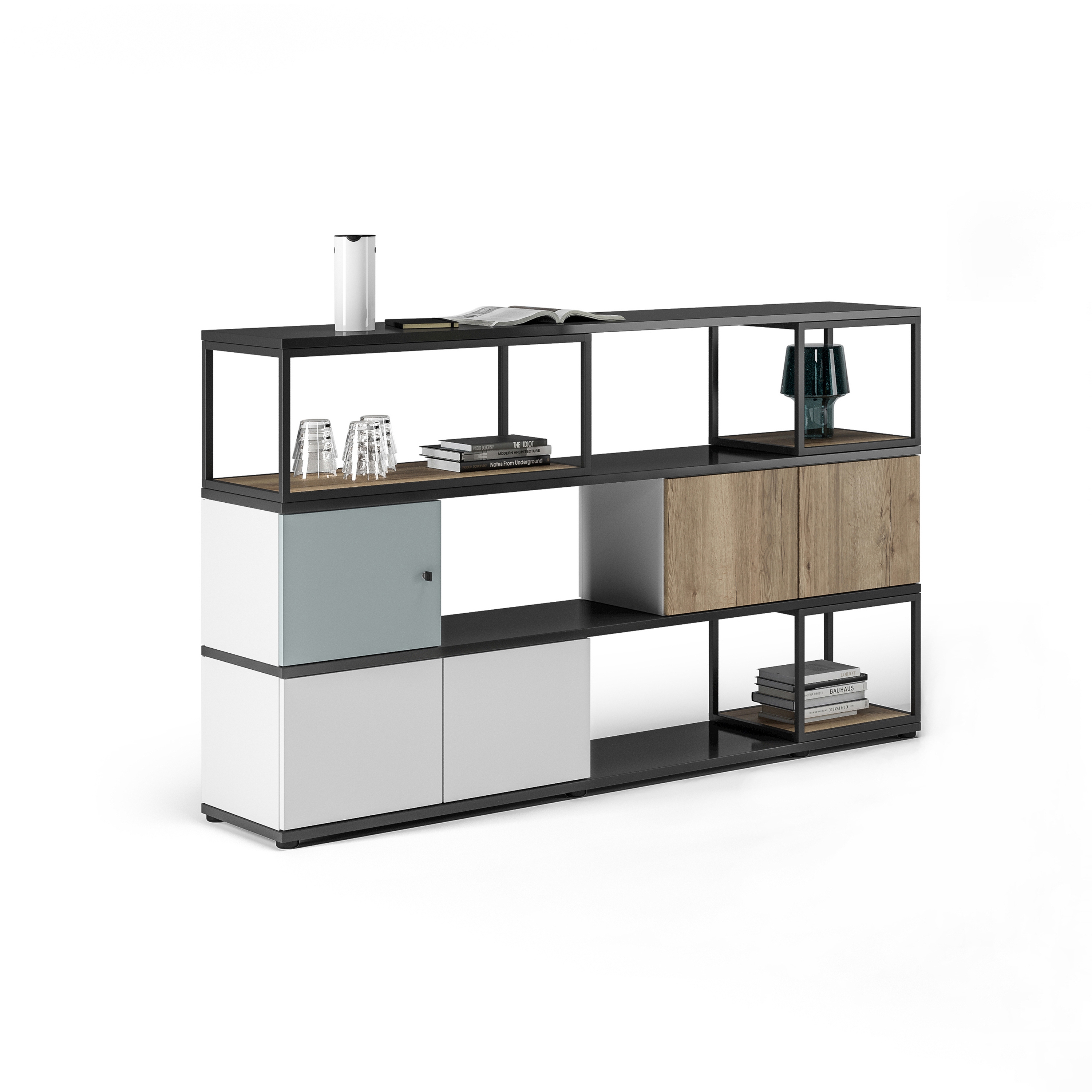 Display product Cubas Storage system from manufacturer Assmann Büromöbel