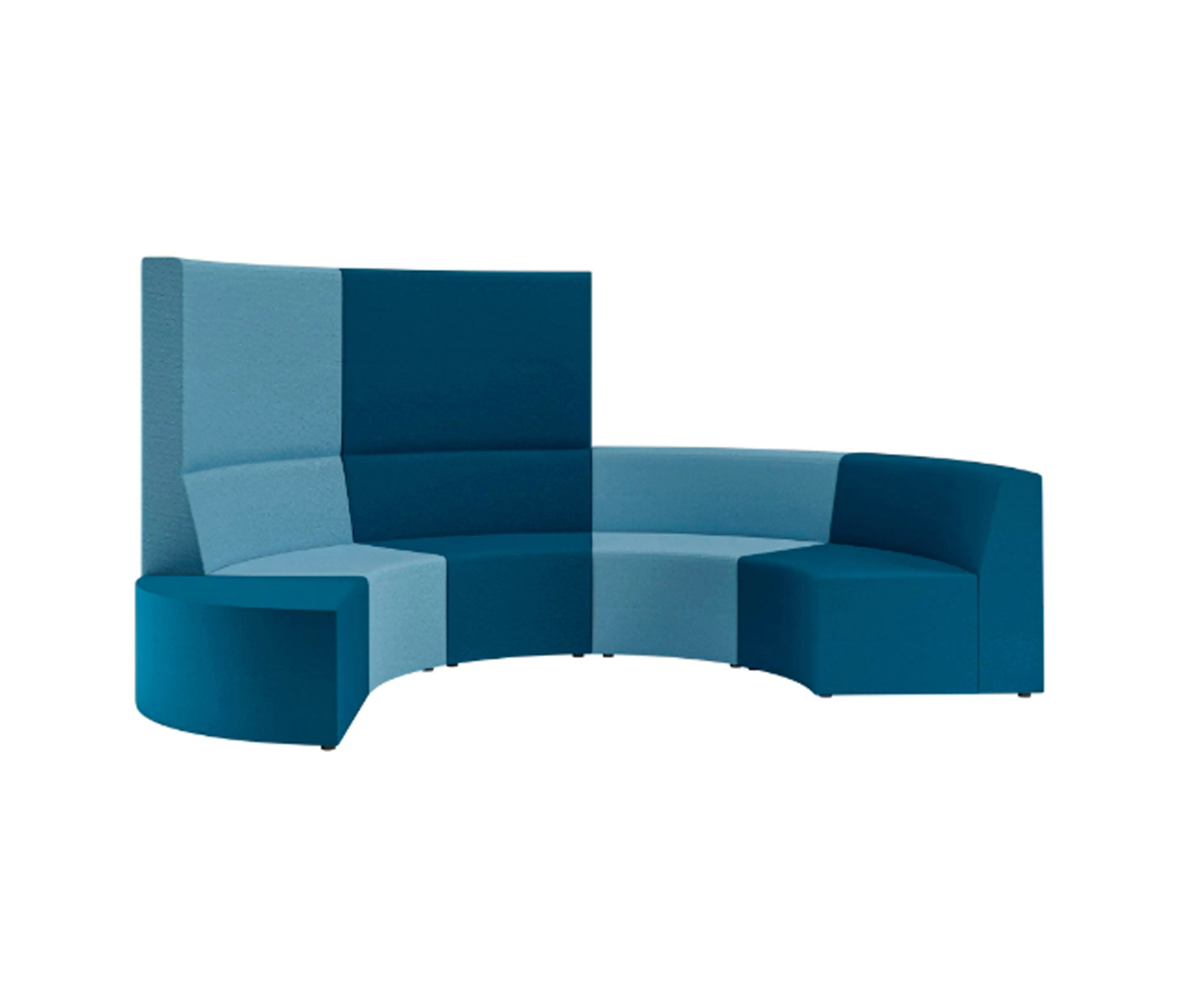 Assmann Büromöbel - Modica sofa module with round elements