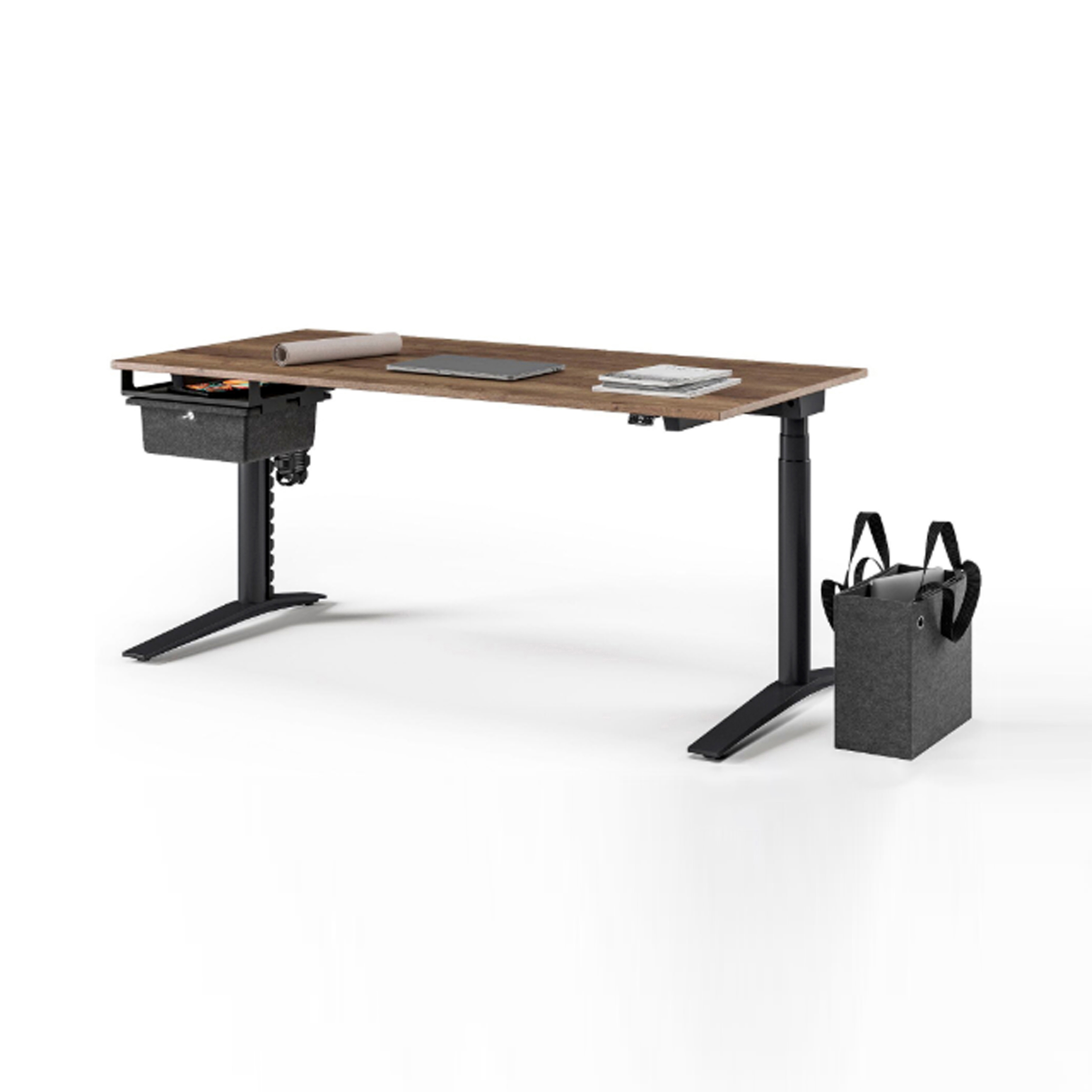 Display product Canvaro Electromotive height-adjustable desk from manufacturer Assmann Büromöbel