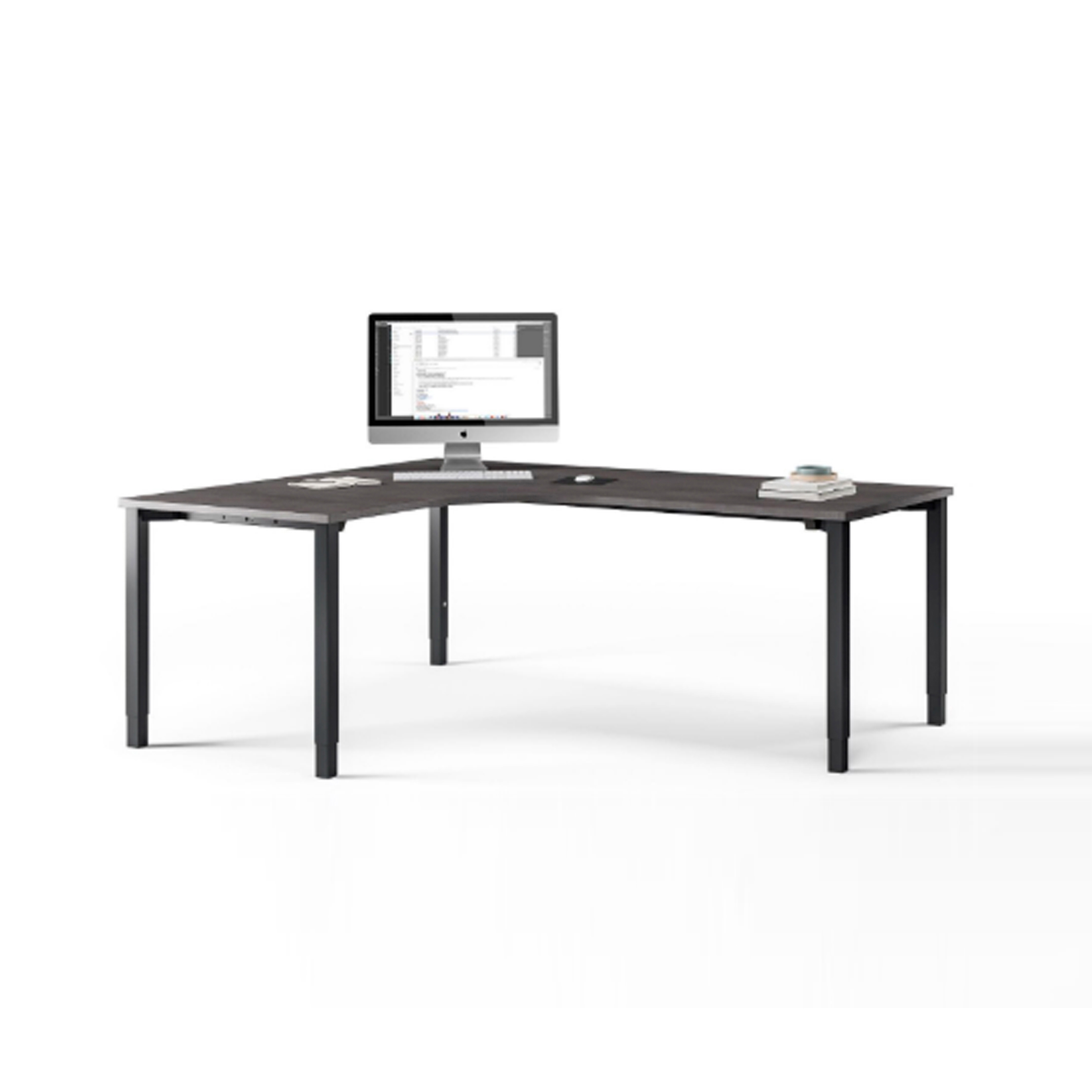 Display product Montevo manually height-adjustable 4-leg desk from manufacturer Assmann Büromöbel