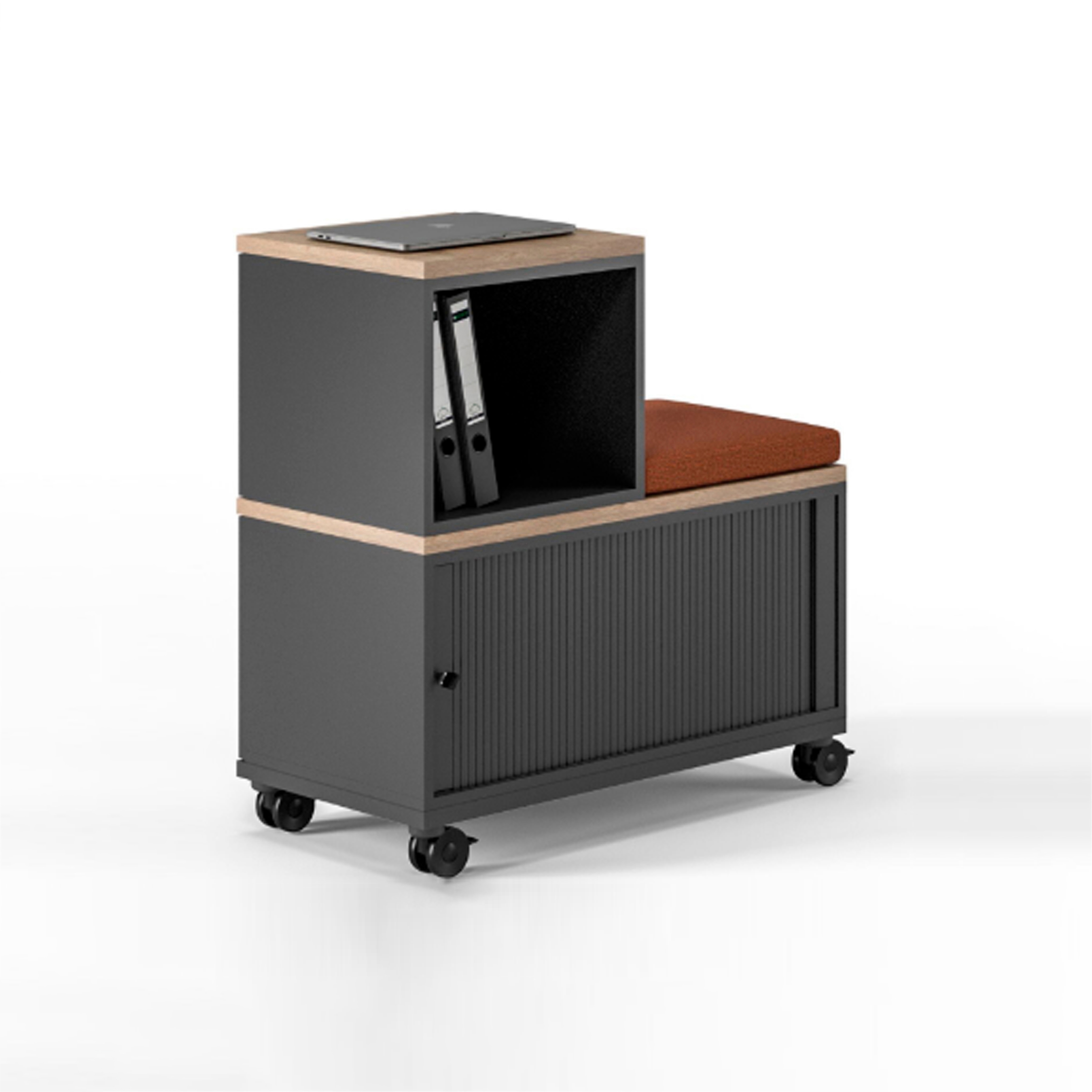 Afficher le produit Cubas Flex élément d’assise modulaire sur roulettes du fabricant Assmann Büromöbel