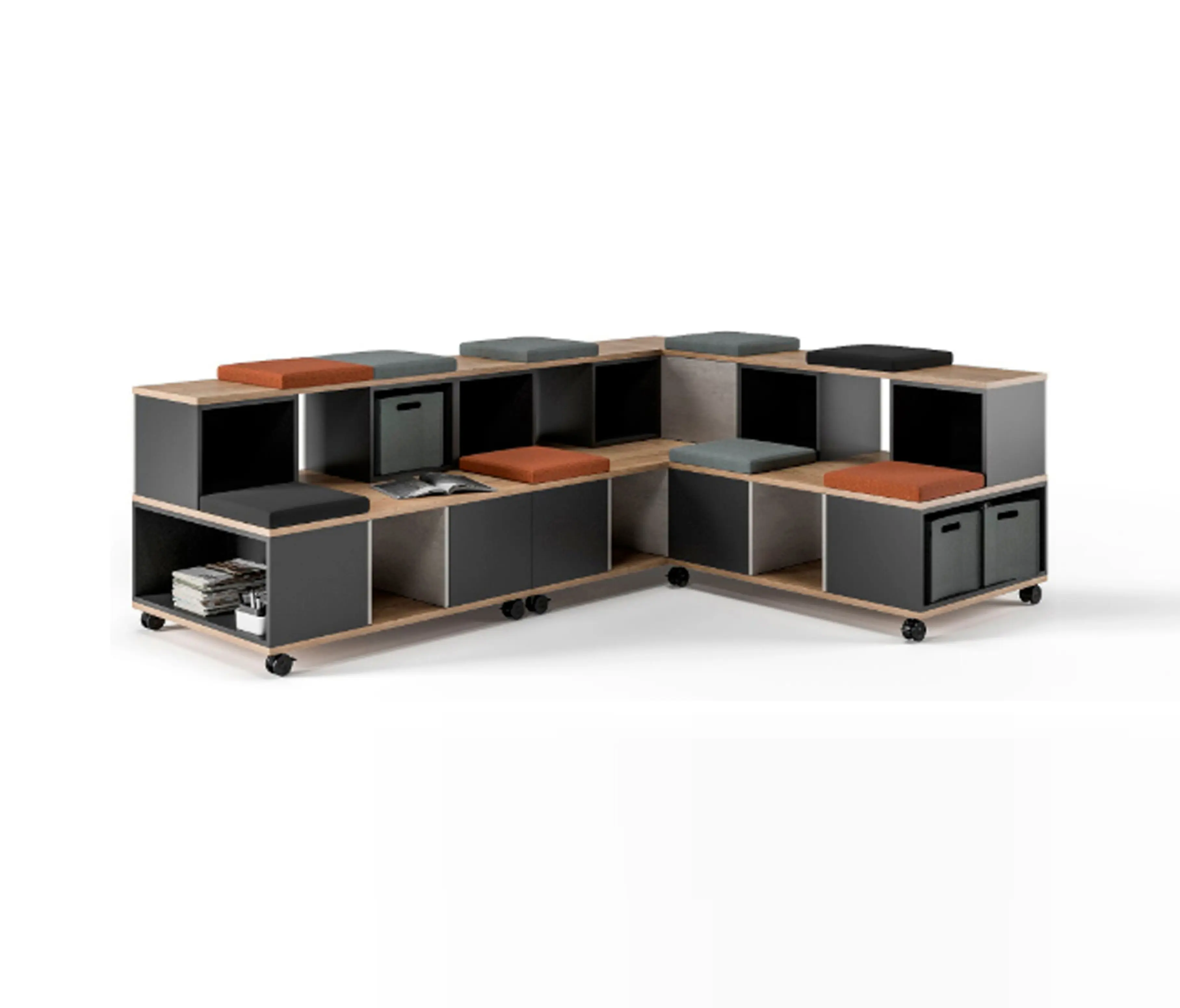 Assmann Büromöbel - Cubas Flex modular grandstand element