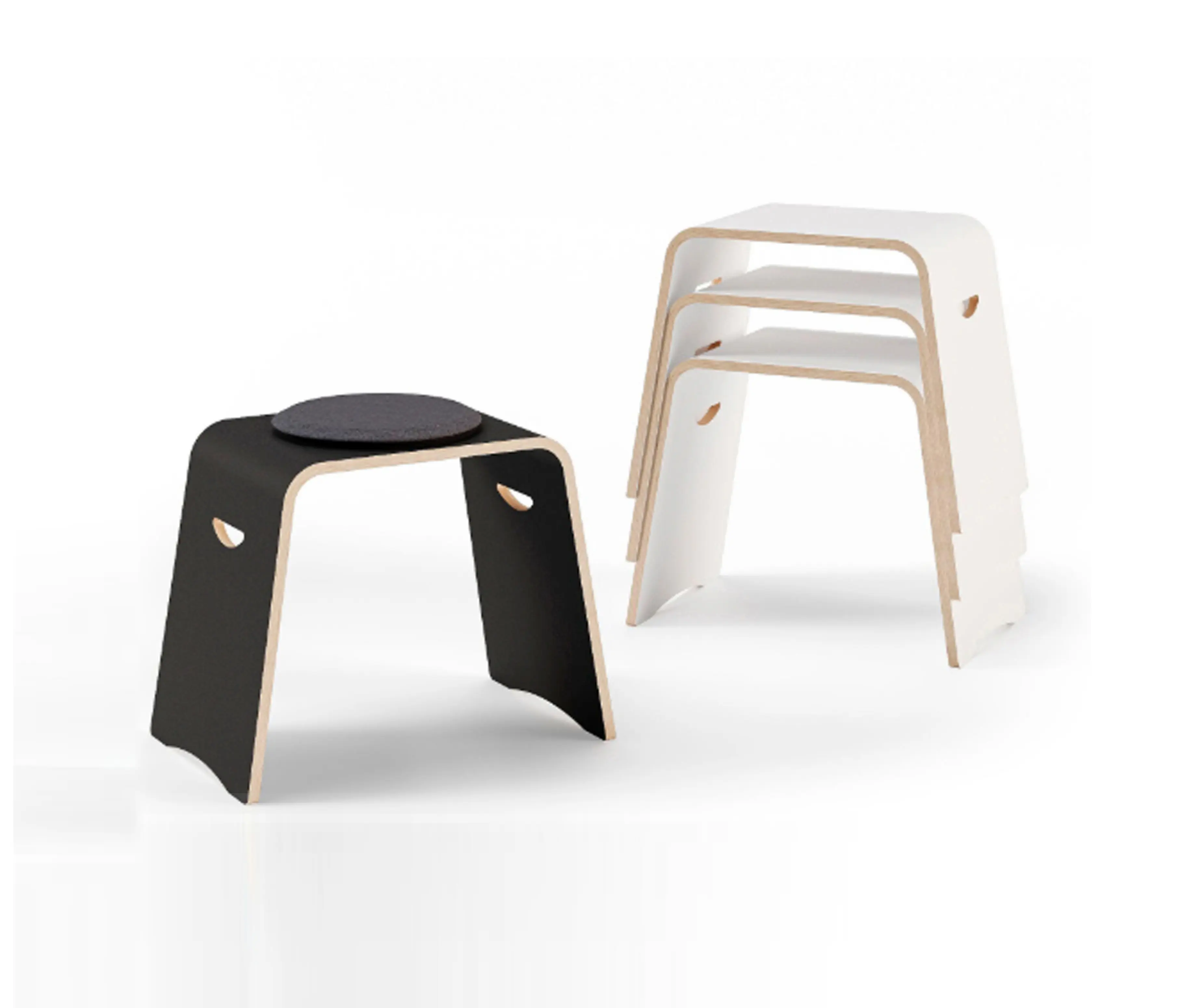 Assmann Büromöbel - Bergamo stool stackable