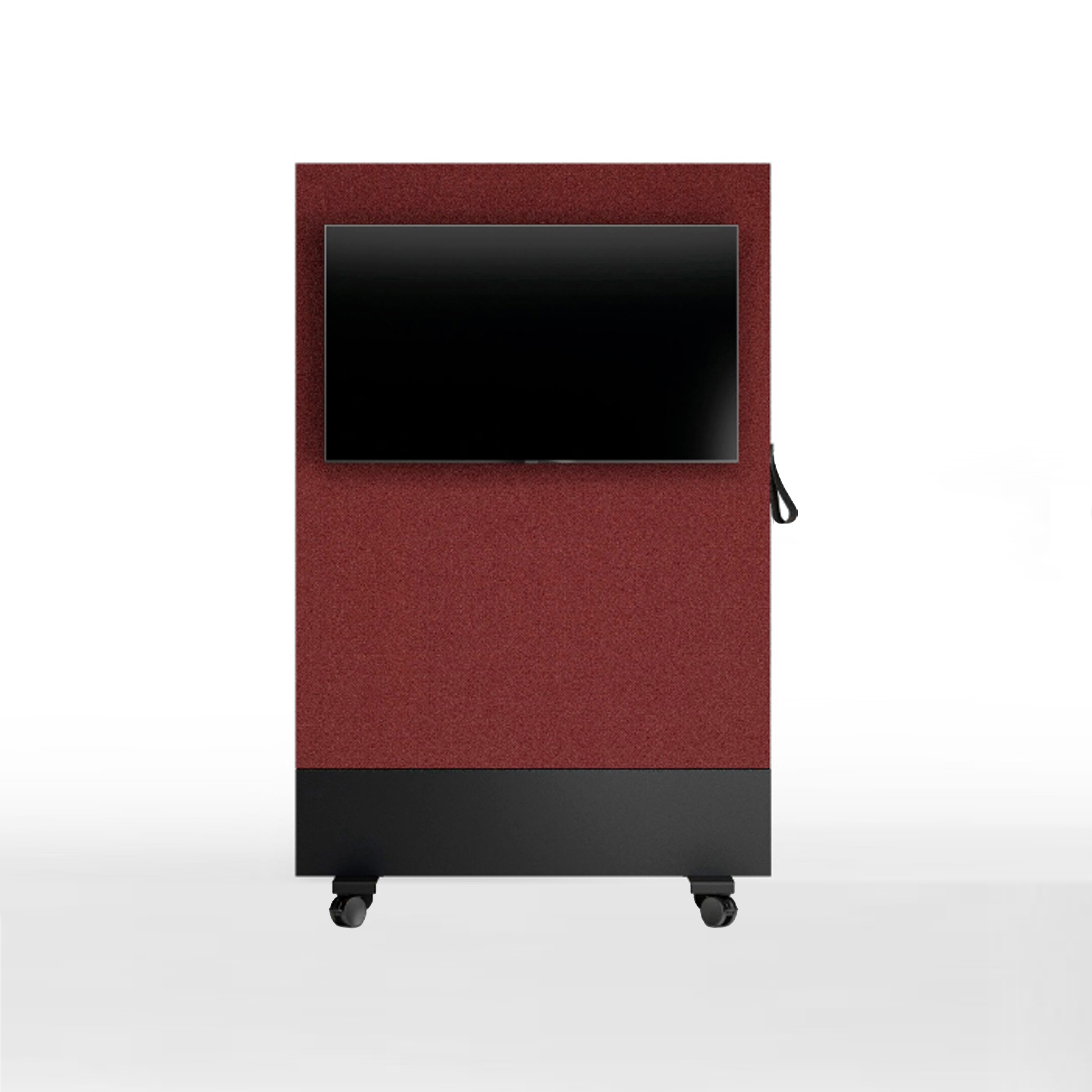 Display product Wondawall fabric-covered partition wall with monitor holder from manufacturer Assmann Büromöbel