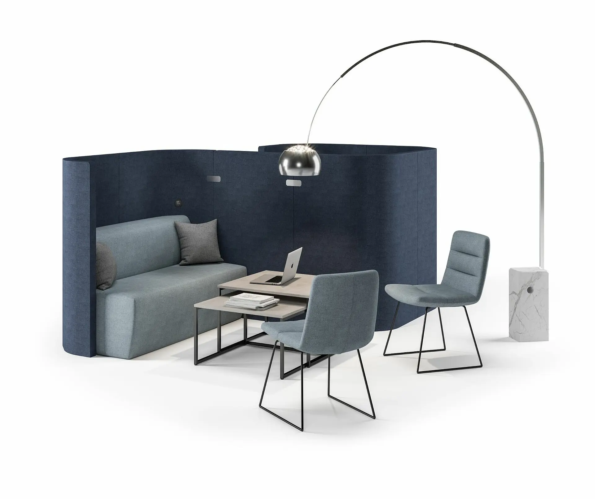 Assmann Büromöbel - Syneo Soft Lounge und Work
