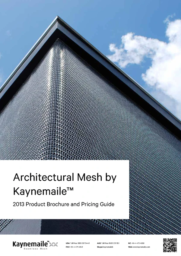 Imagen de vista previa del archivo ￼Architectural Mesh by Kaynemaile