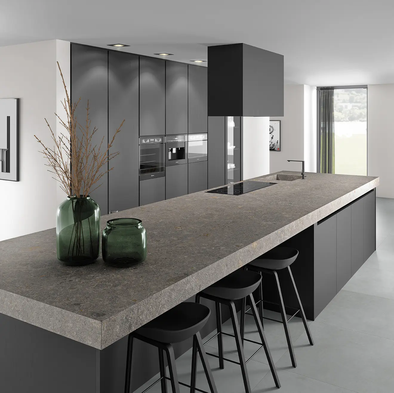INALCO - Meteora MDi Gris Bush-hammered