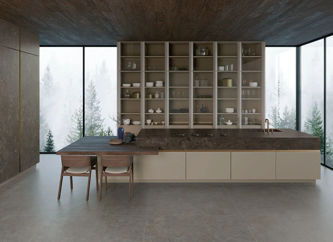 INALCO - Umbra iTOP Marrón Gestockt