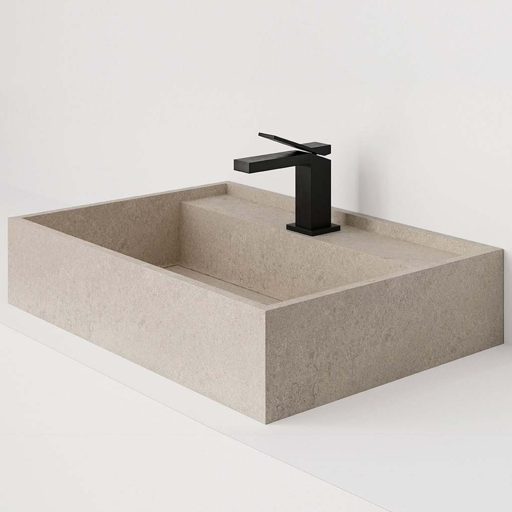 Display product Hydra 60x43 Petra Crema Bush-hammered from manufacturer INALCO