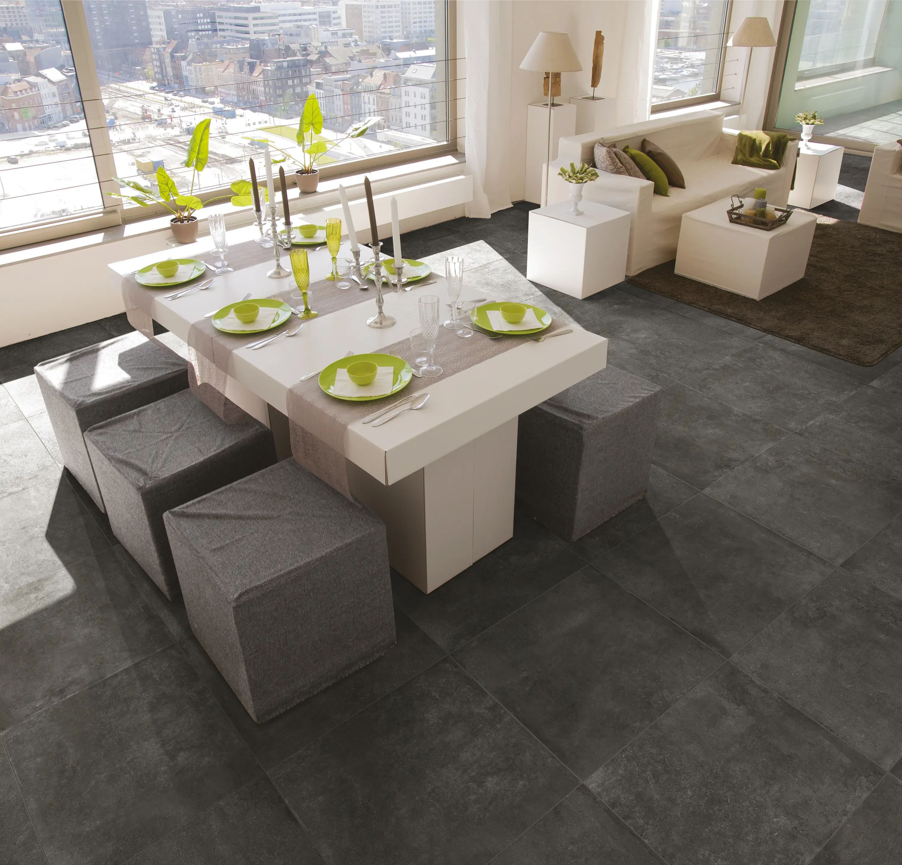 IMSO Ceramiche - Bibulca | Black Indoor rett. 60x60 cm