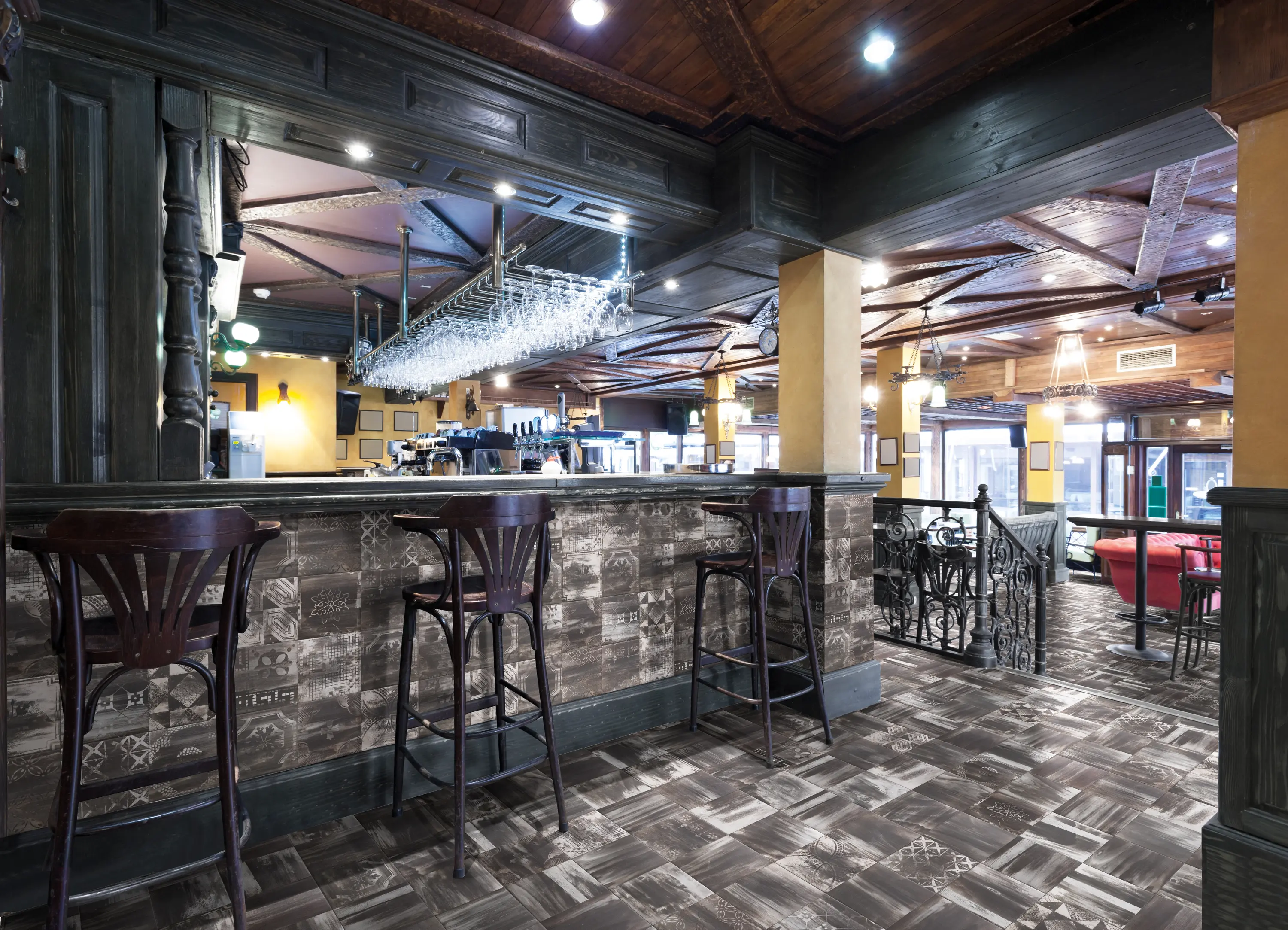 IMSO Ceramiche - Wood on Fire | Esagona Dark Mosaico 30x30 cm
