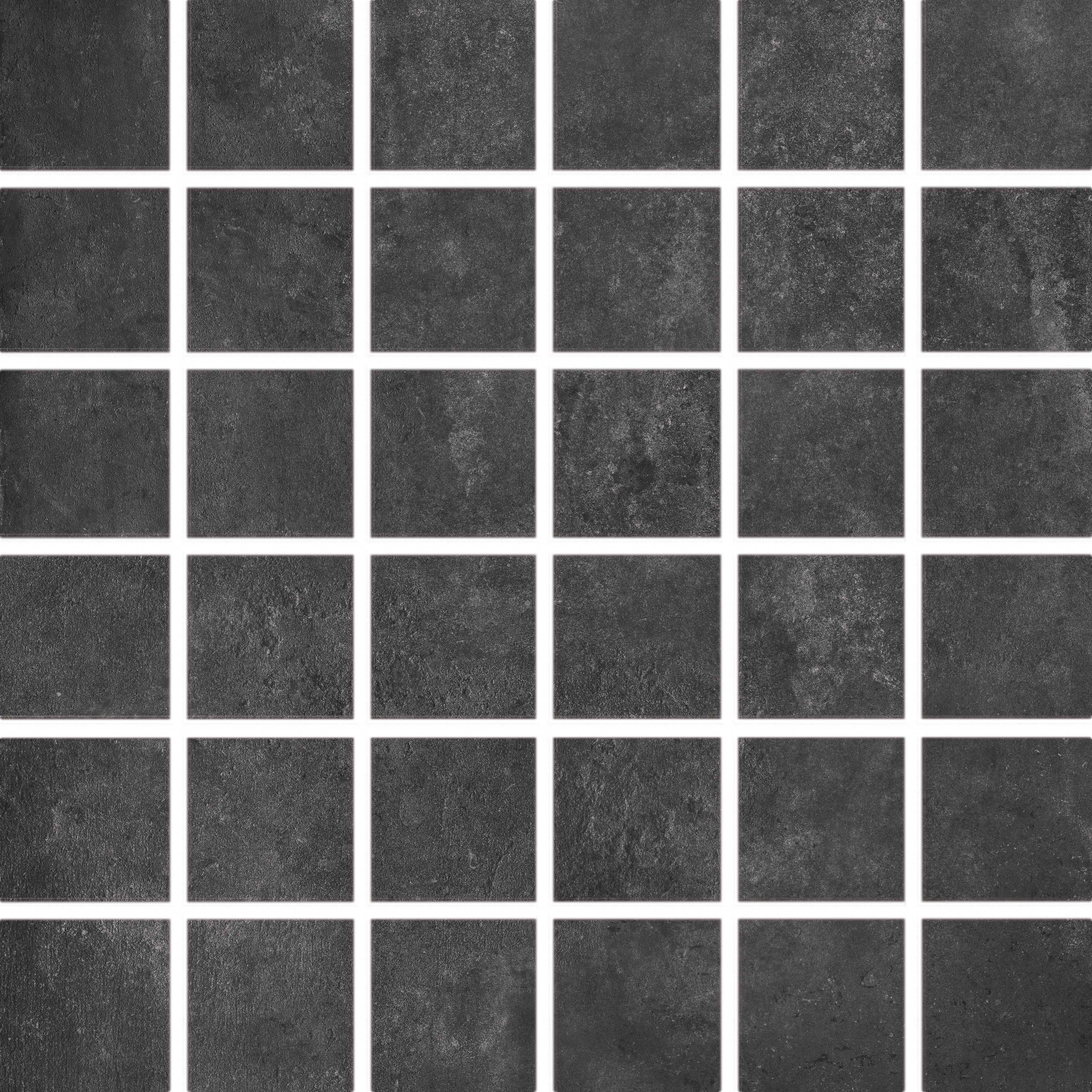 Afficher le produit Bibulca | Black Mosaico 5x5 cm du fabricant IMSO Ceramiche