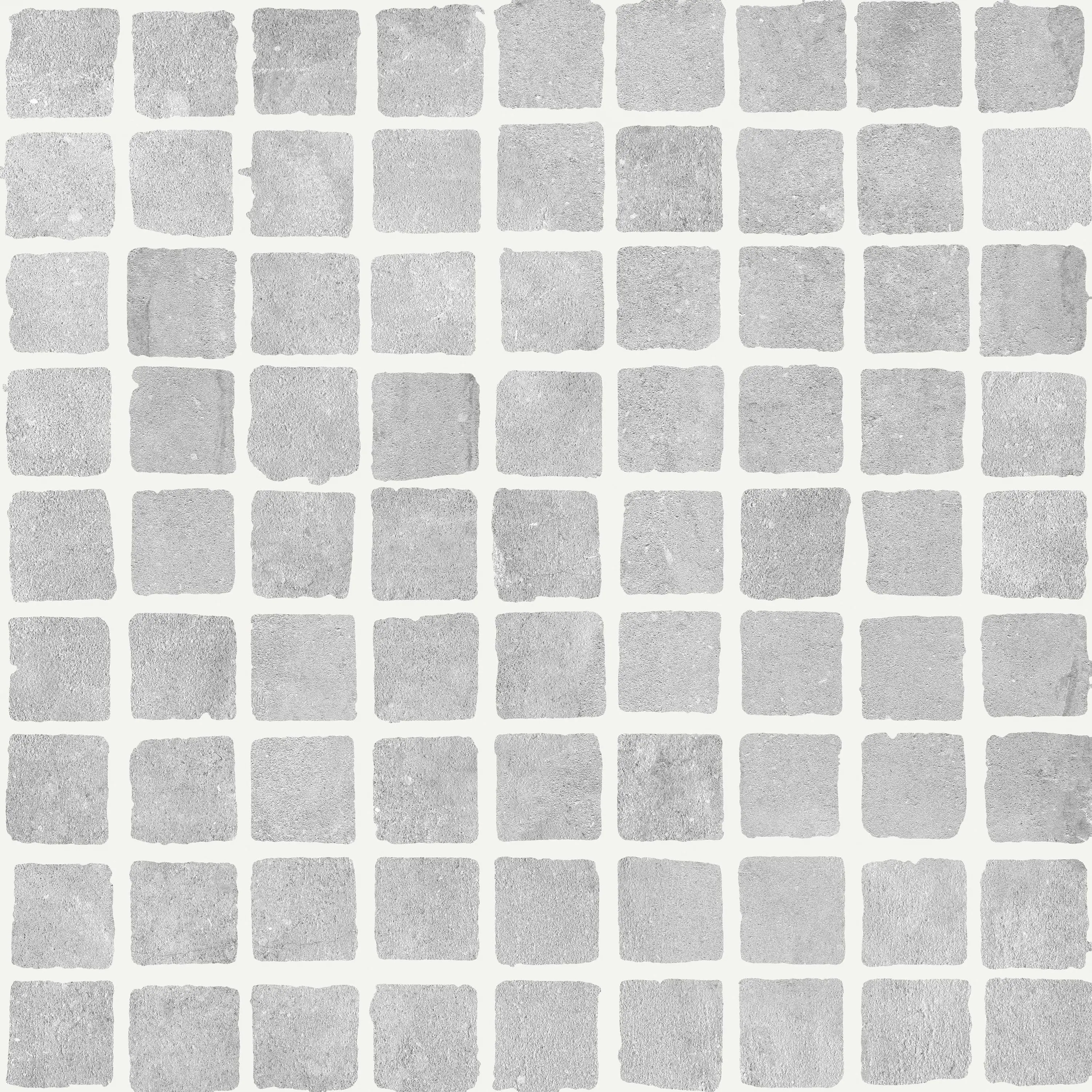 IMSO Ceramiche - Bibulca | Gray Mosaico Spaccatella 3x3 cm