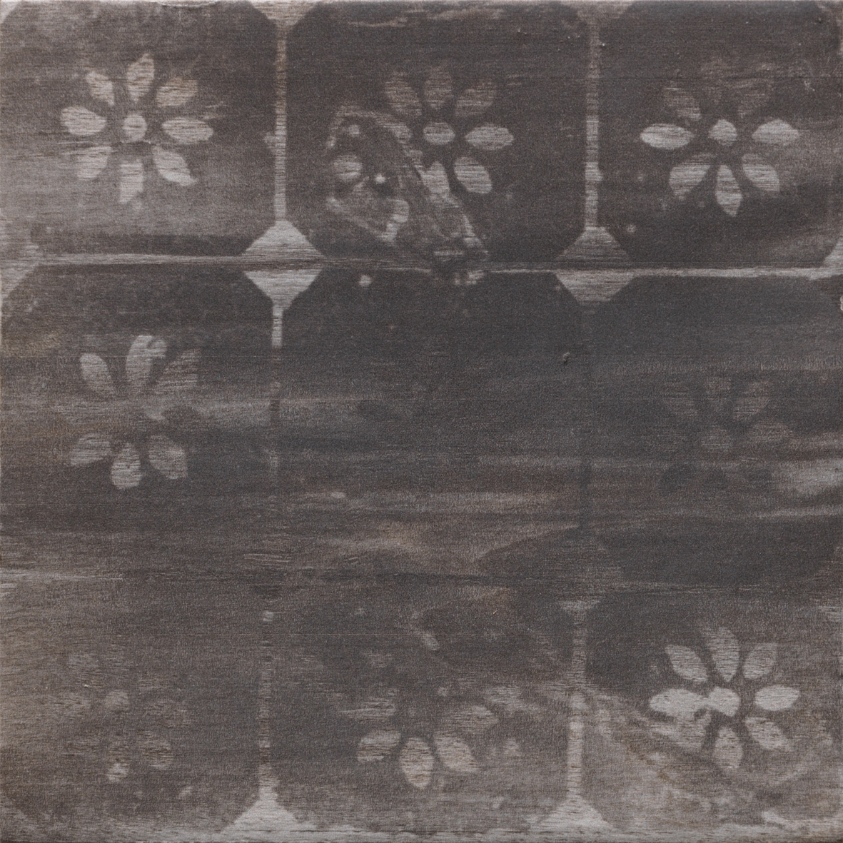 Wood on Fire | Deco Dark 20x20 cm