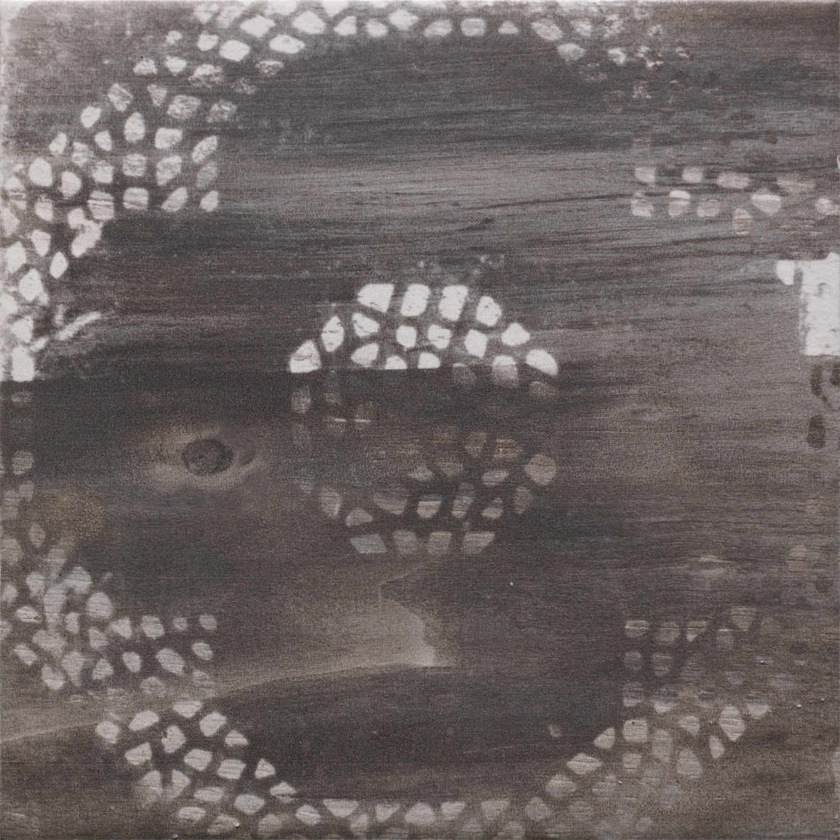 Wood on Fire | Deco Dark 20x20 cm