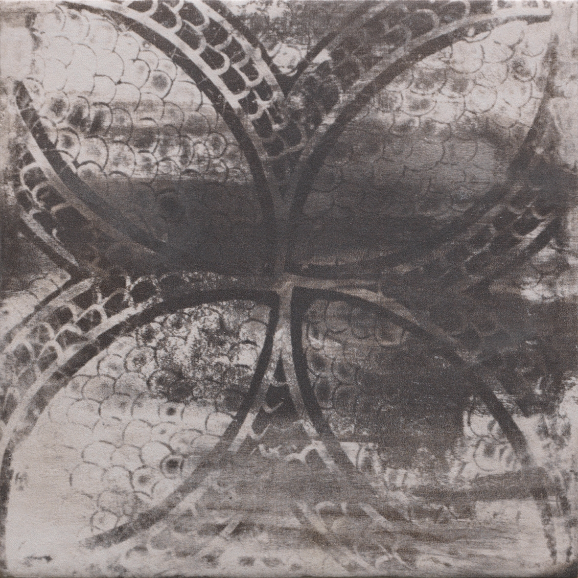Wood on Fire | Deco Dark 20x20 cm