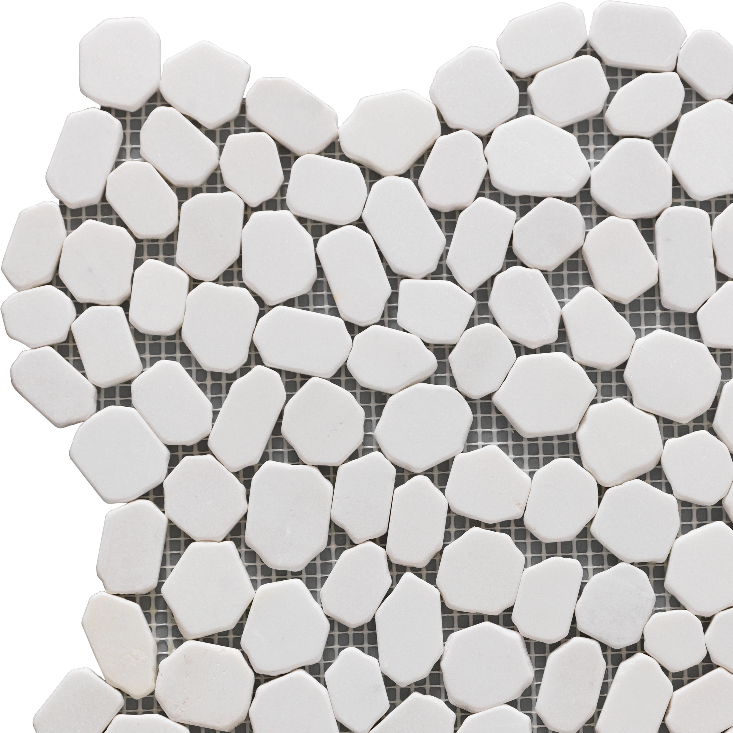 Vertoon produk Sassi | River White 30x30 cm van vervaardiger IMSO Ceramiche