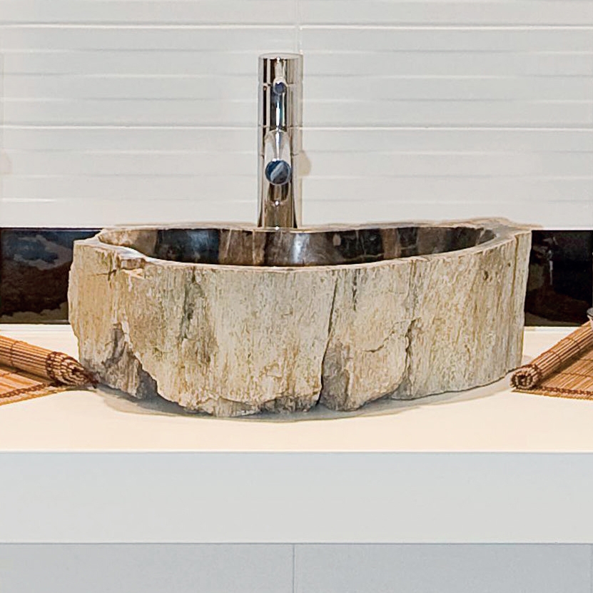 Mostra il prodotto Lavabi | Fossil 26x46 cm h.15 cm del produttore IMSO Ceramiche