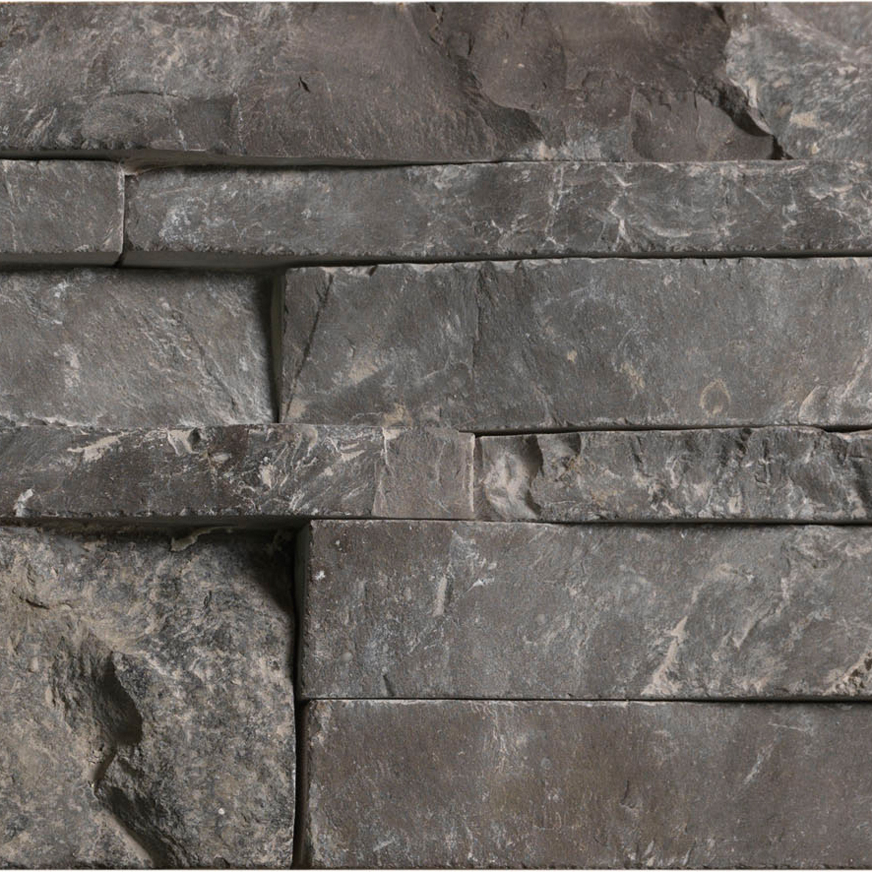 Mostra il prodotto Pietre Da Rivestimento | Apuane Nero 15x40,5 cm del produttore IMSO Ceramiche