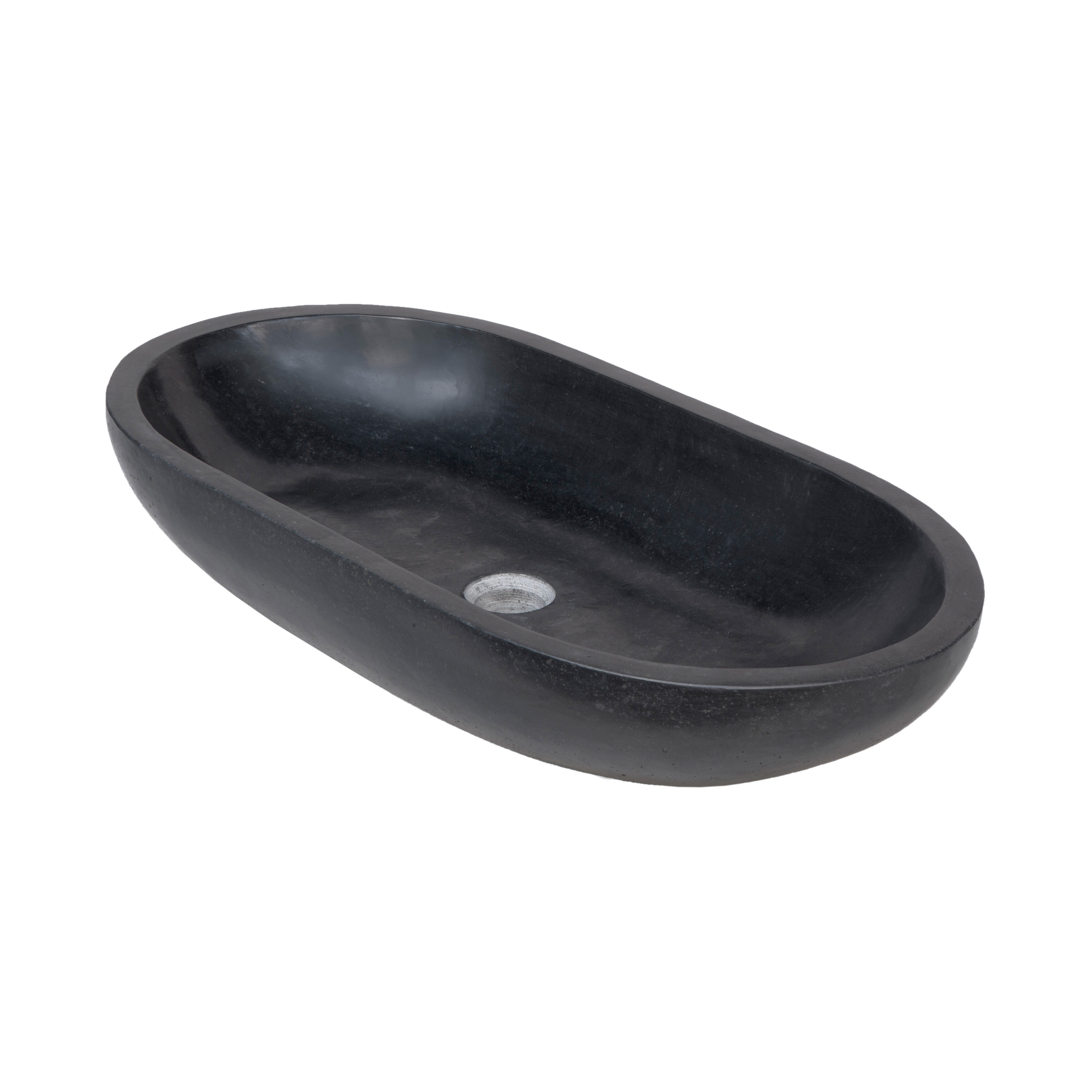 Produkt Lavabi | Ovale Basalto 70x35 h.15 cm des Herstellers IMSO Ceramiche anzeigen