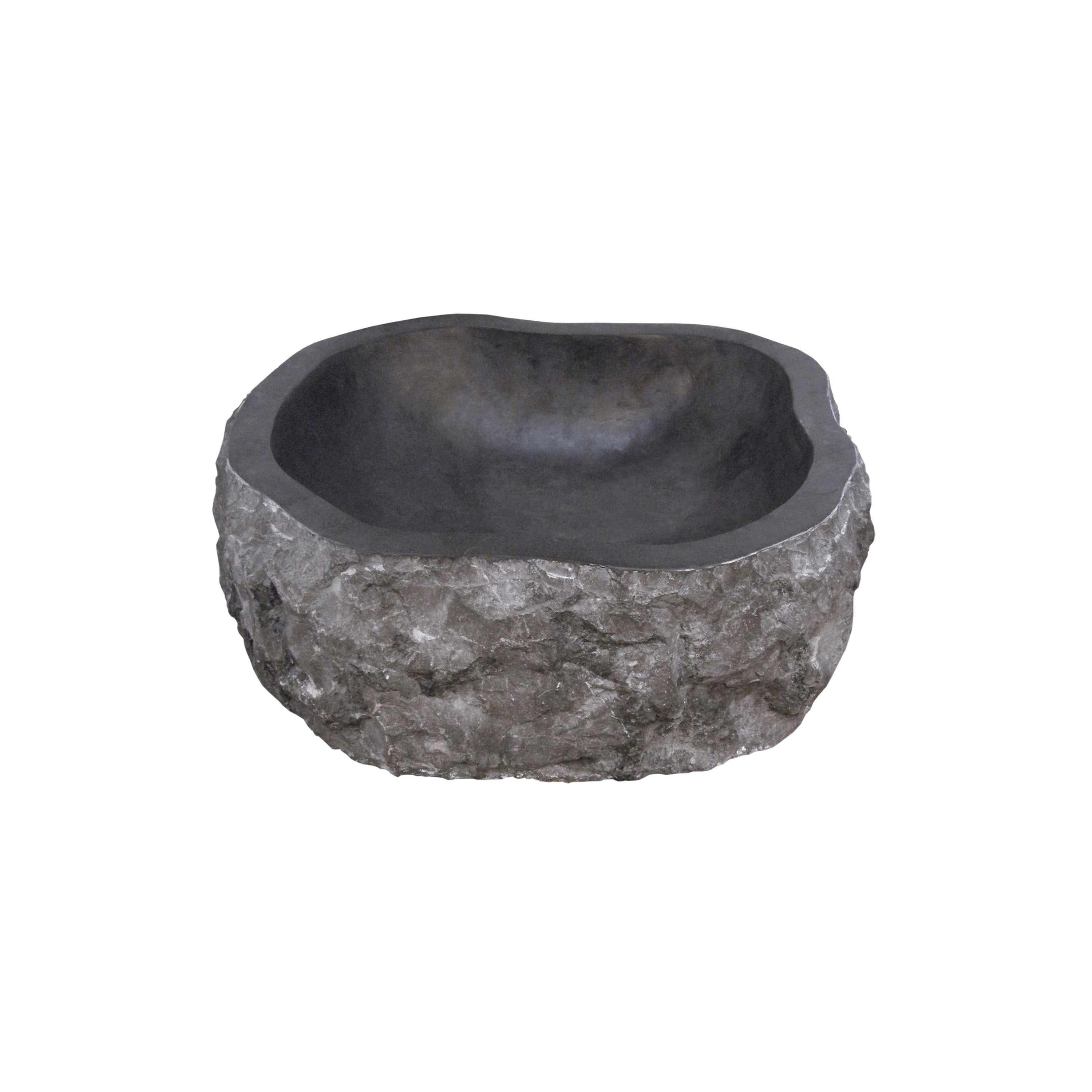 Display product Lavabi | Lavabo Astratto Nero d 45 h.15 cm from manufacturer IMSO Ceramiche