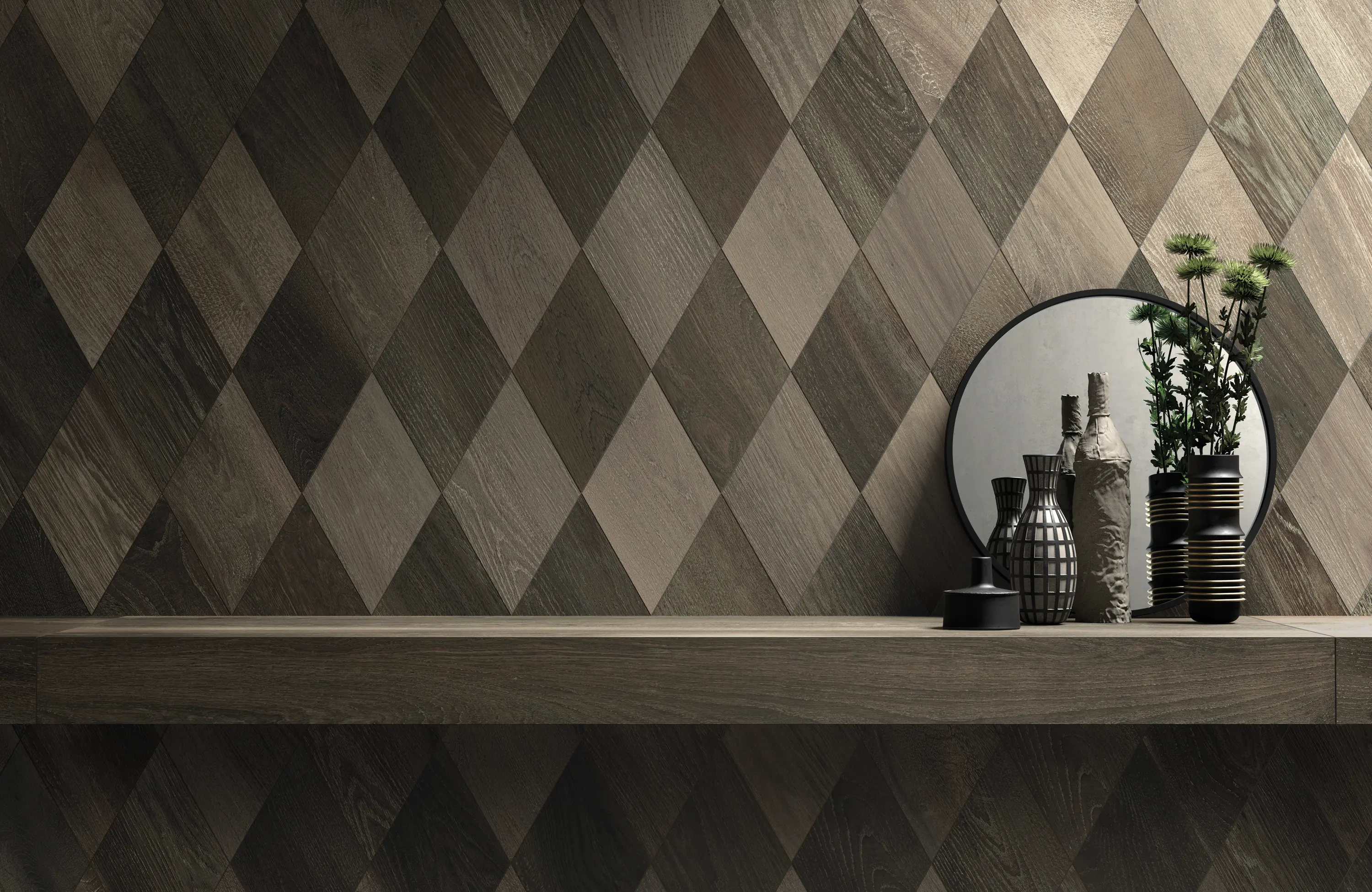 Kronos Ceramiche - Les Bois | Rombo Mogano