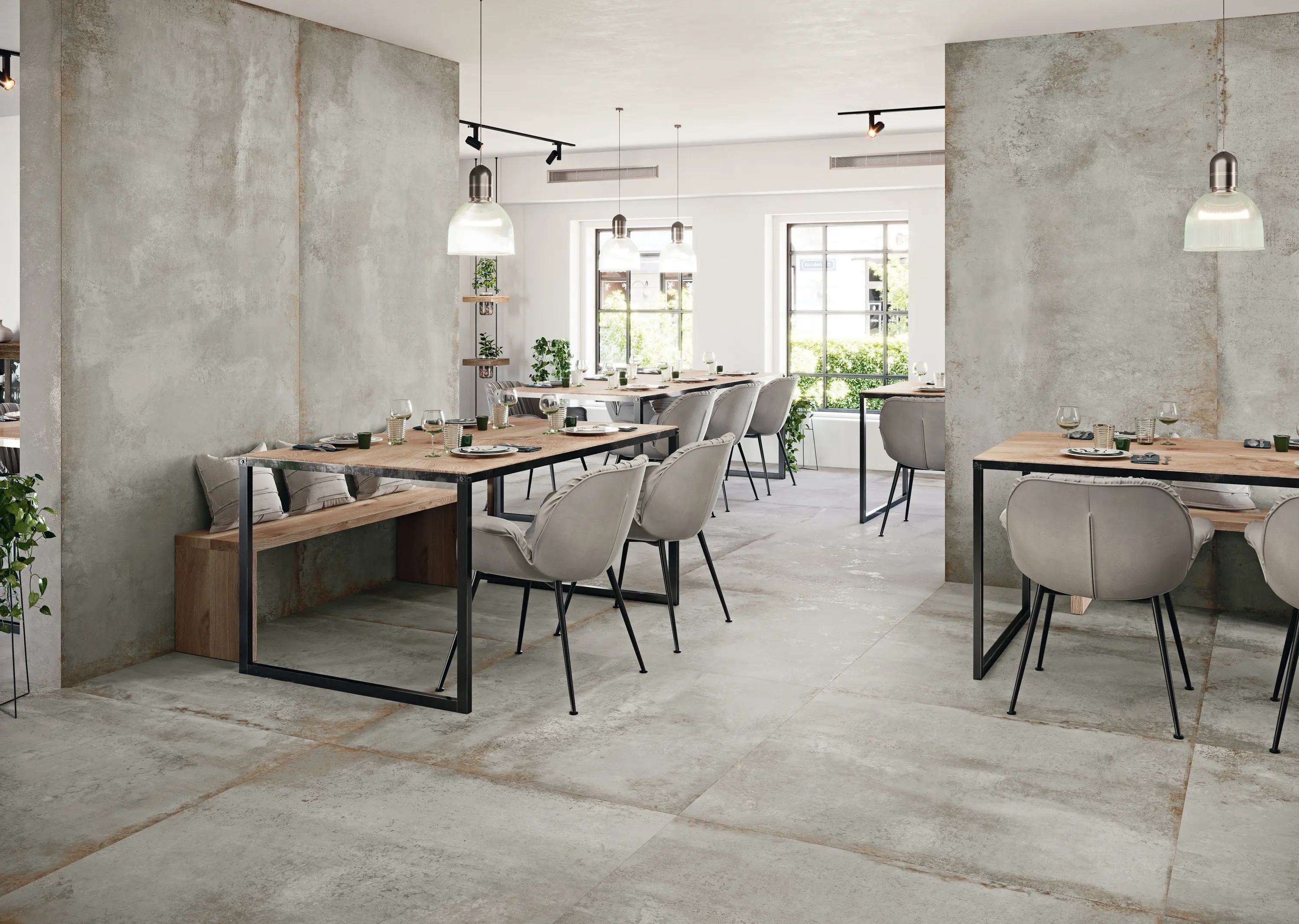 Grad Sphania DISTRITO | DISTRITO ALUMINIO - COVERLAM - Ceramic tiles from Grespania ...