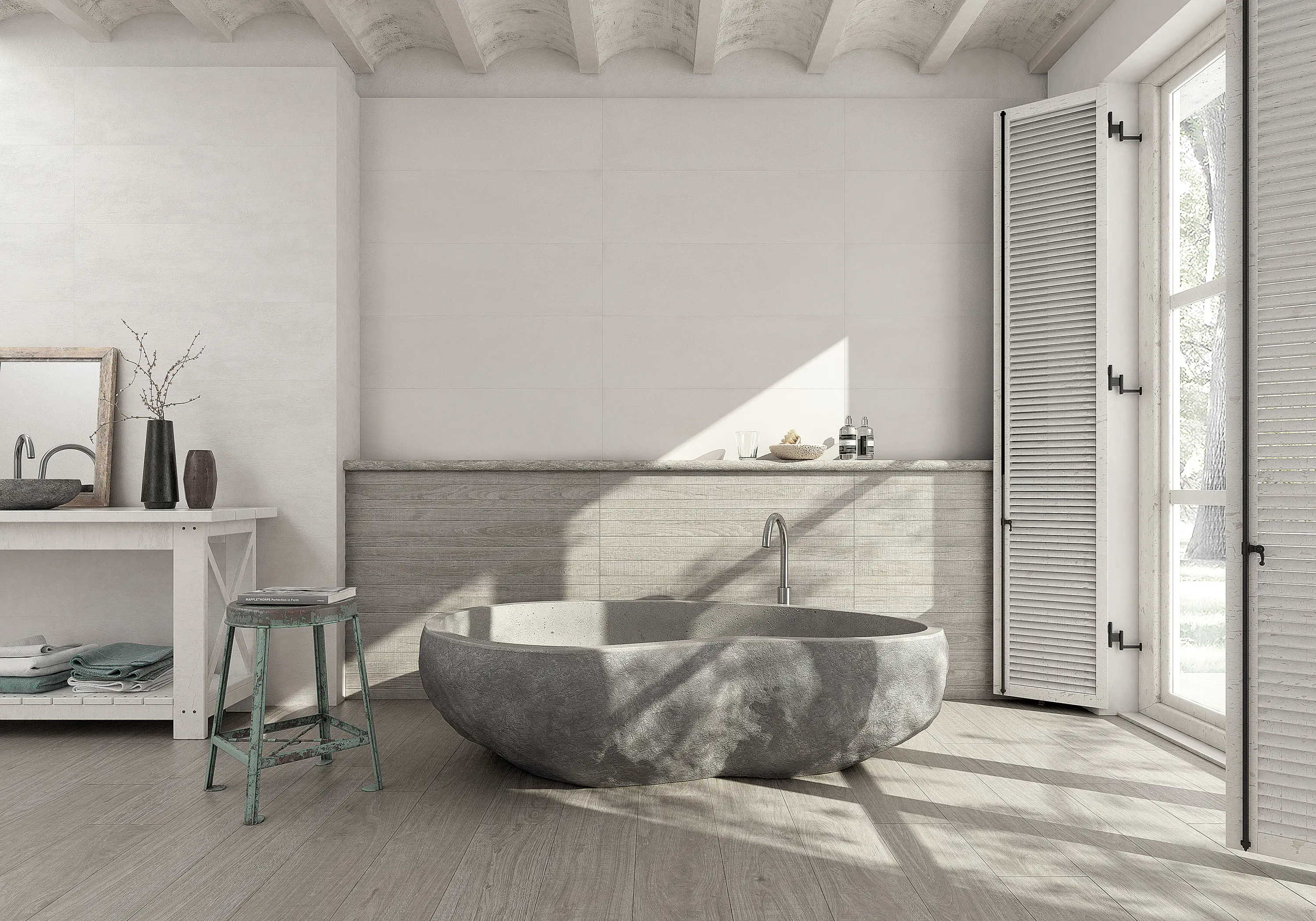 Grespania Ceramica - Wabi Sabi | Concrete Blanco 100