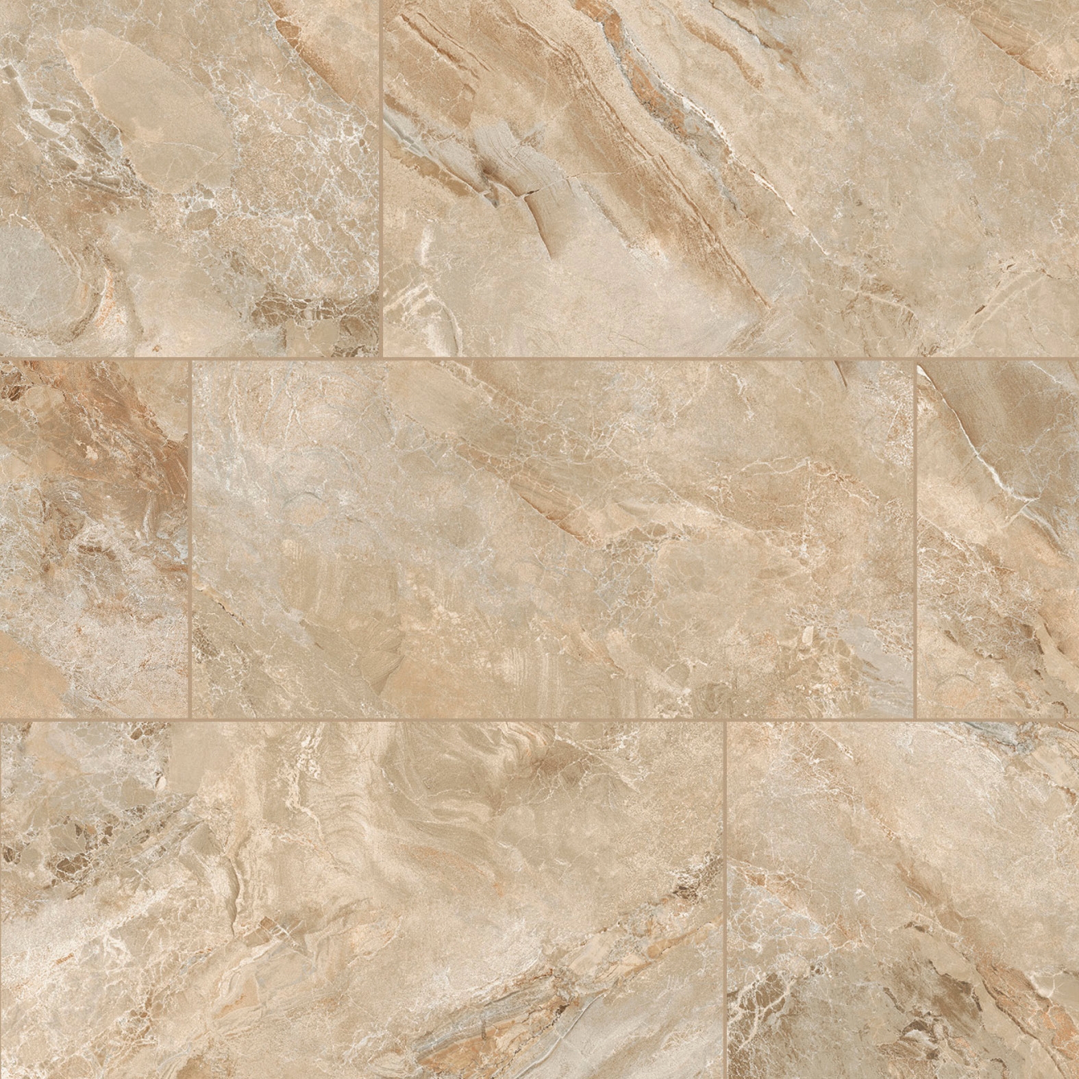 Vertoon produk Sea Rock Caramel 37.5x75 format van vervaardiger Cerámica Mayor