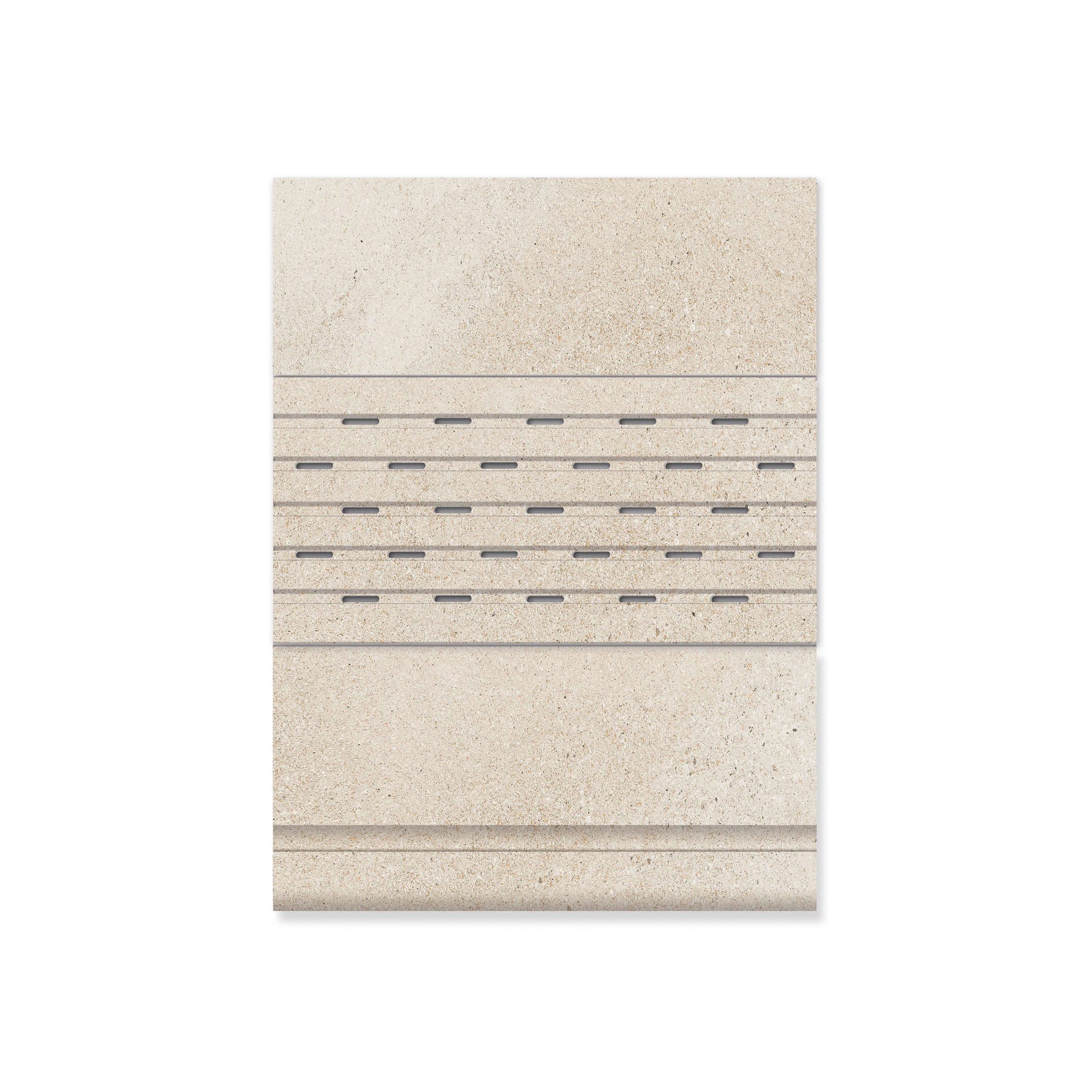 Aruba edge, Canarias grate support and drain grate RJ55 Stromboli Cream