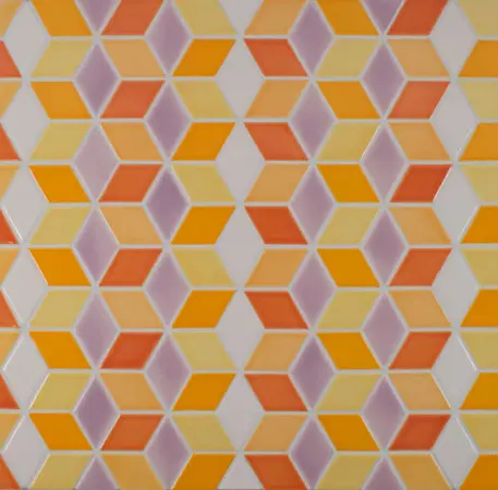 Pratt & Larson Ceramics - 2" Diamond Pattern