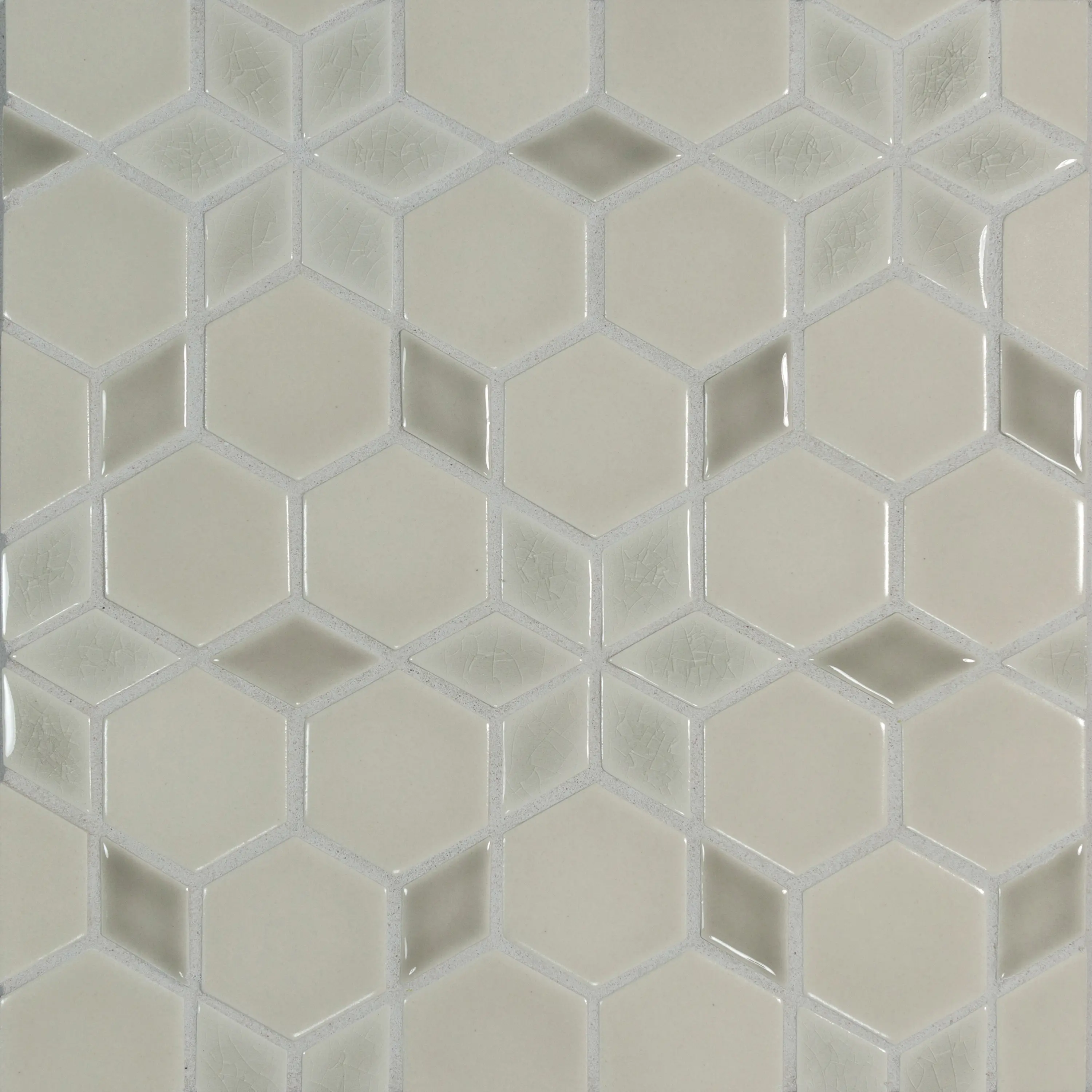 Pratt & Larson Ceramics - 2” Hexagon Pattern #5