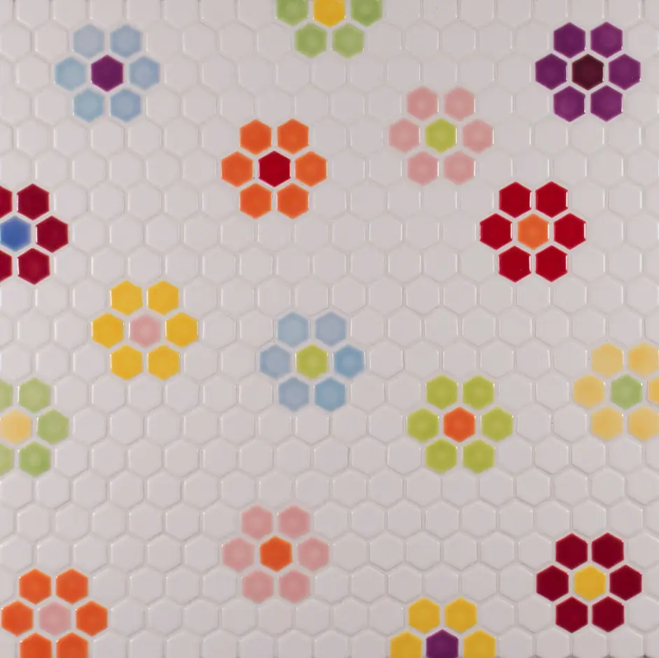 Pratt & Larson Ceramics - 1" Hexagon Pattern