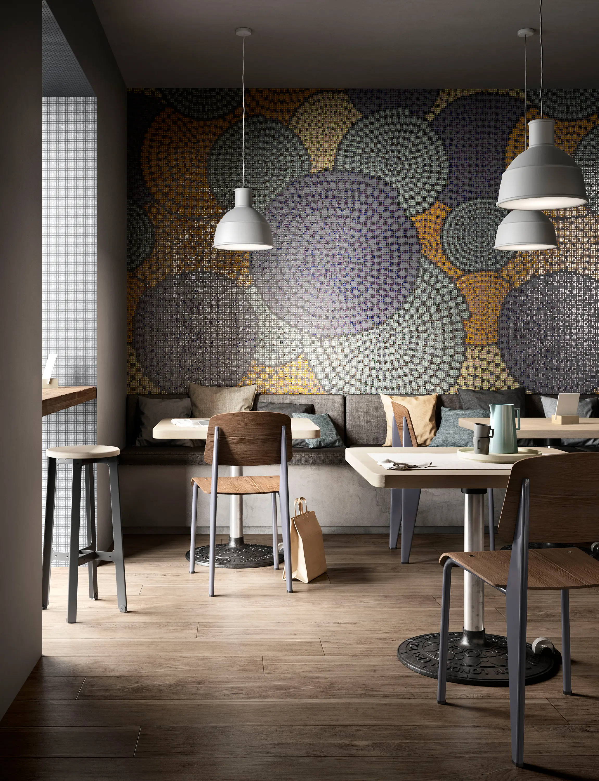 Mosaico+ - Round Brown