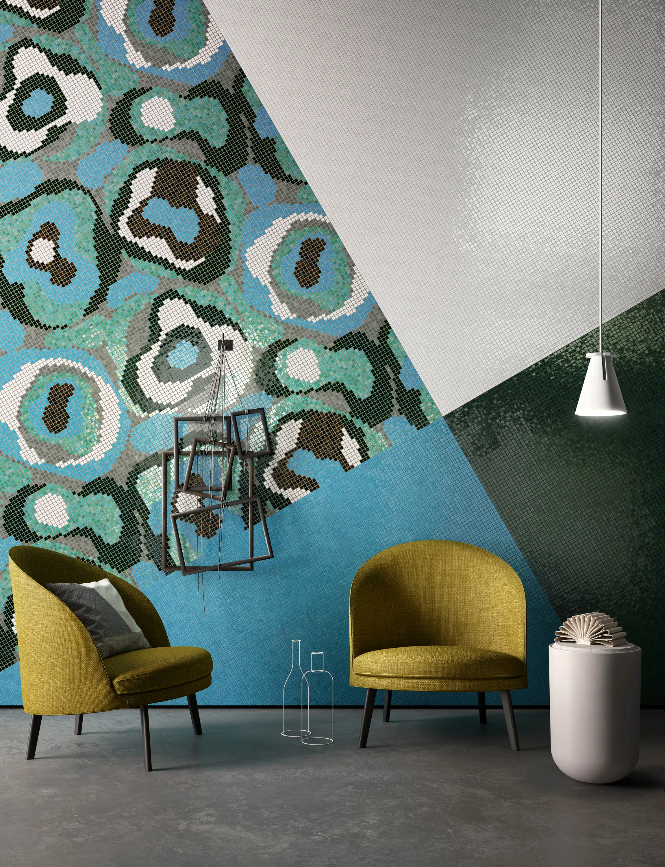 Mosaico+ - Melted Rose Blue
