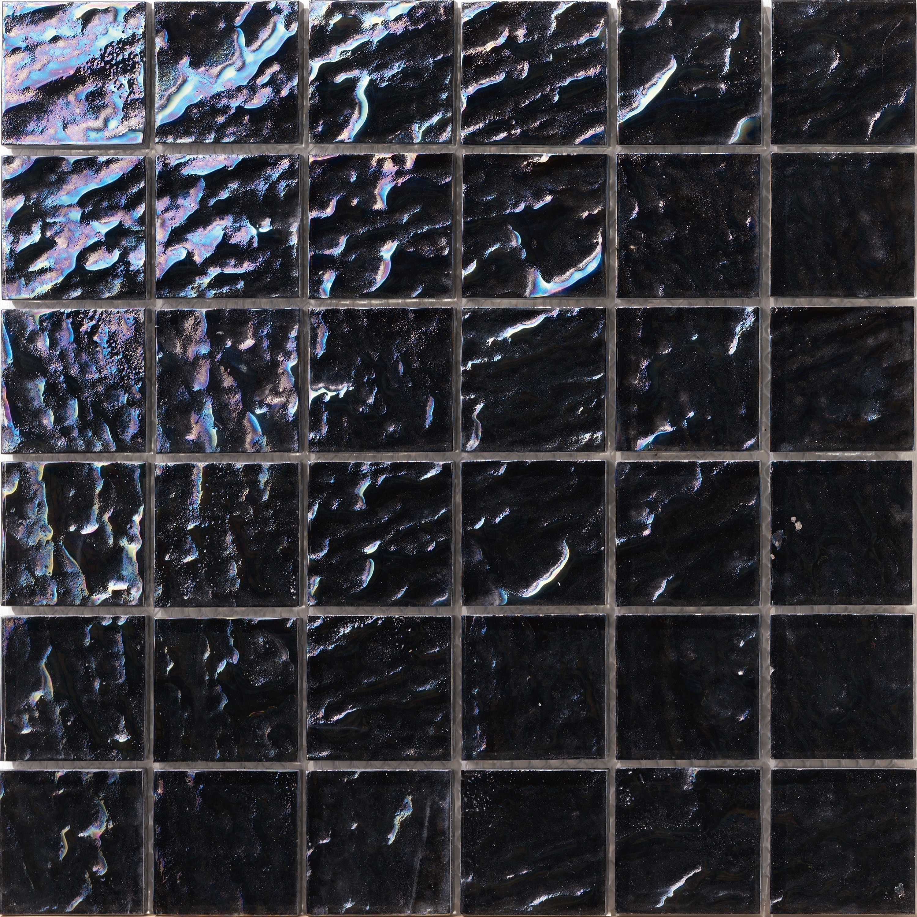 Display product Onde 48x48 Antracite Q from manufacturer Mosaico+