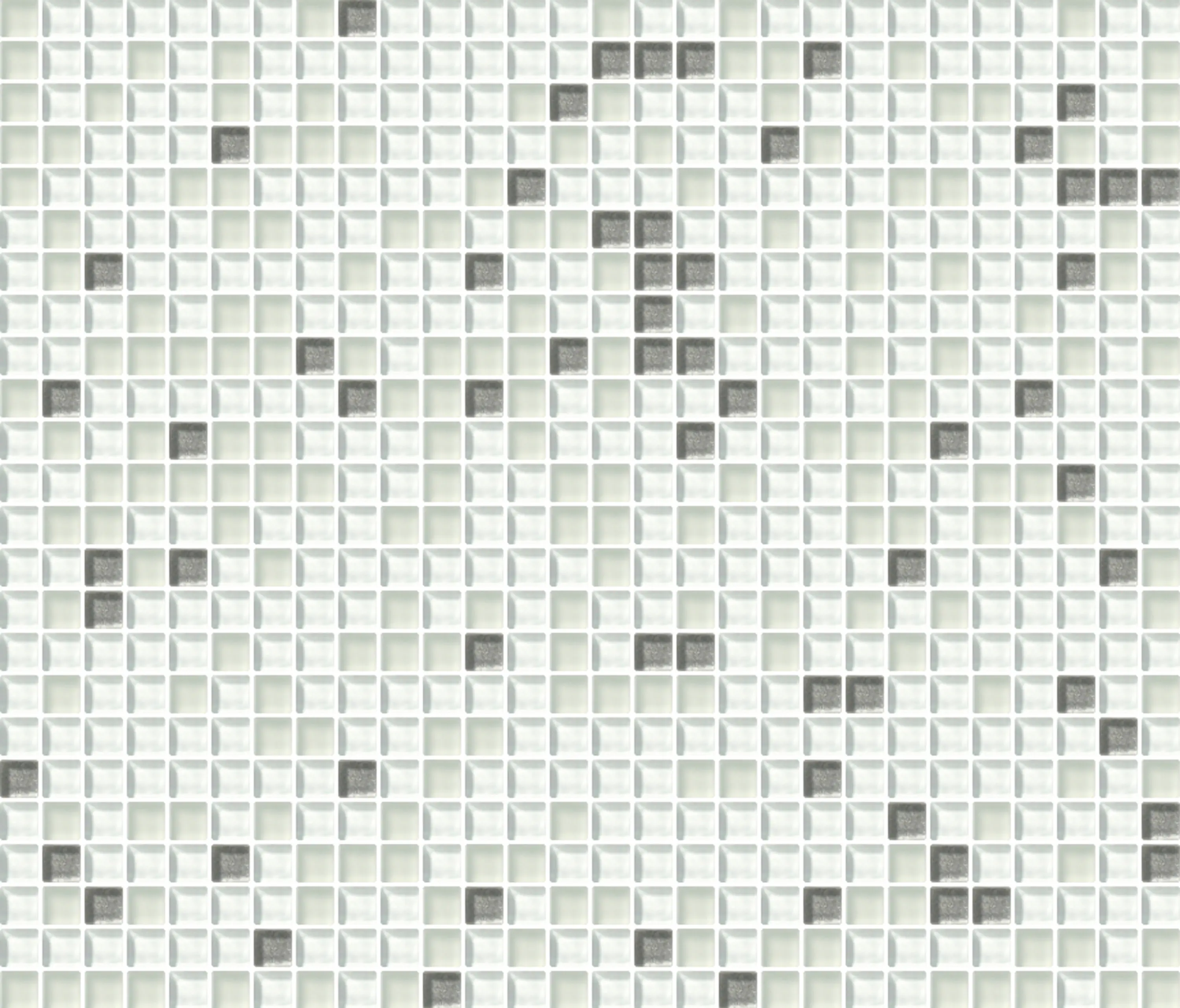 Mosaico+ - Cromie 10x10 Biancoargento C Mix 1