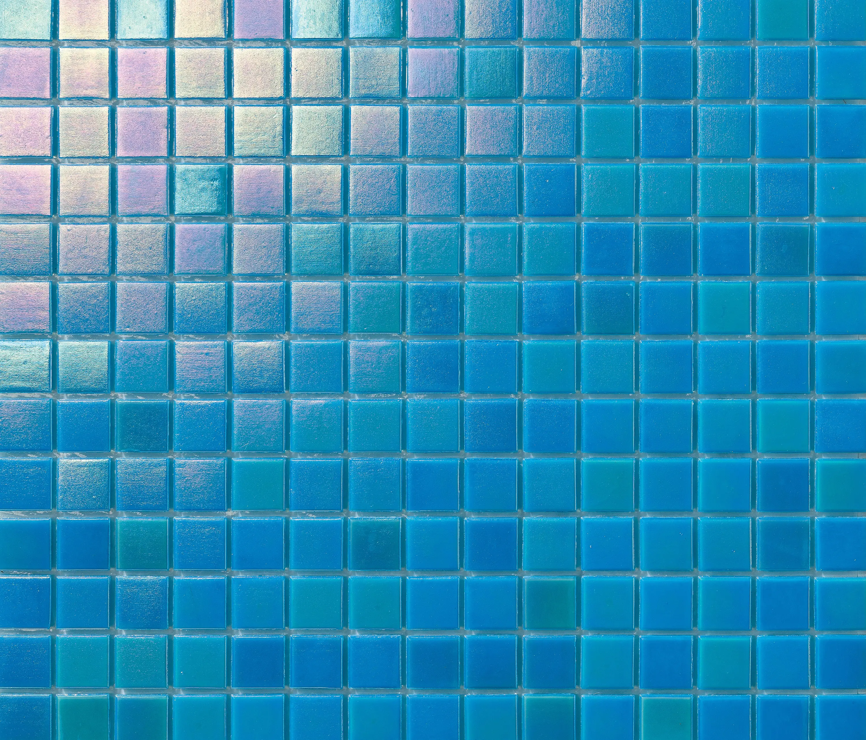 Mosaico+ - Perle 20x20 Azzurrro