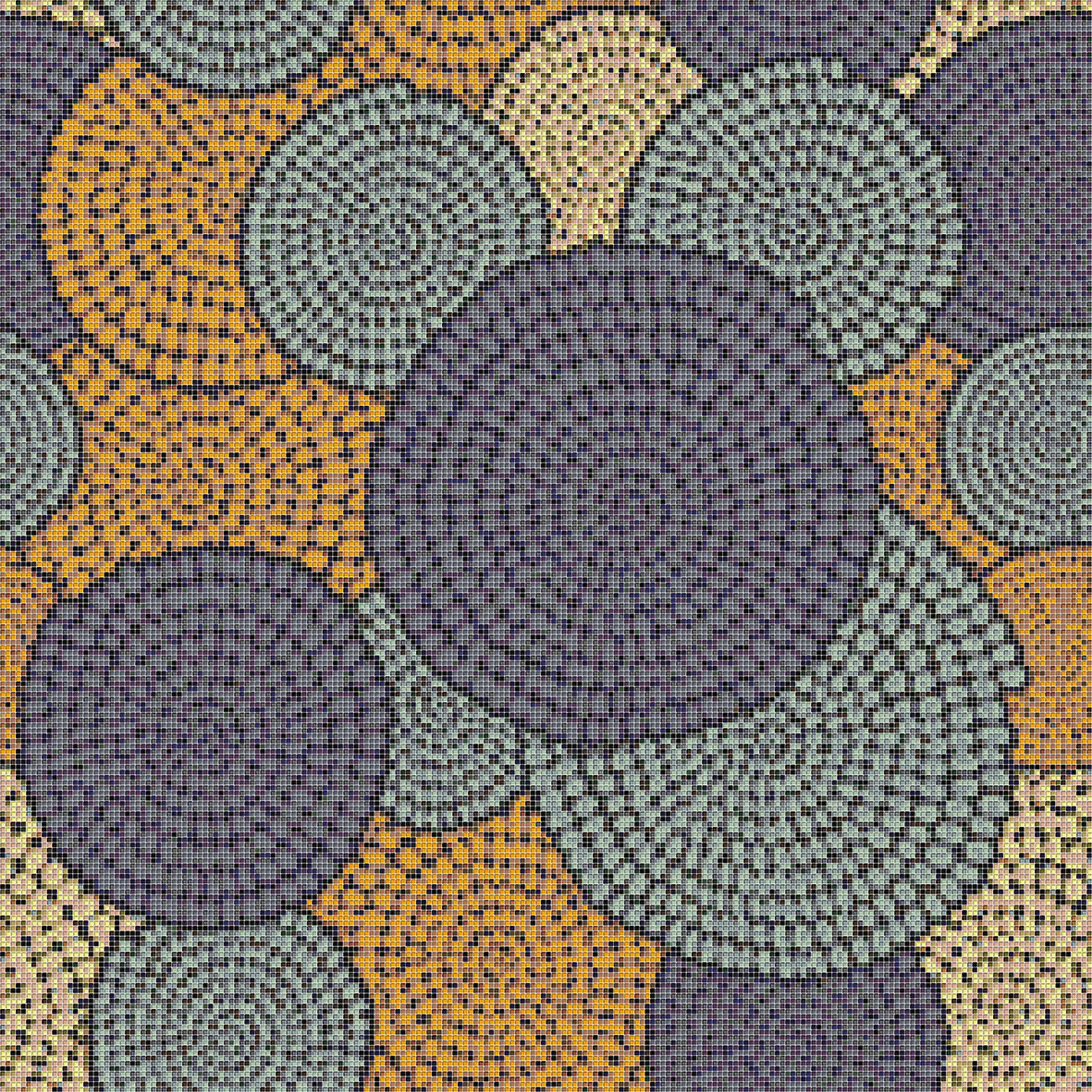 Mosaico+ - Round Blue