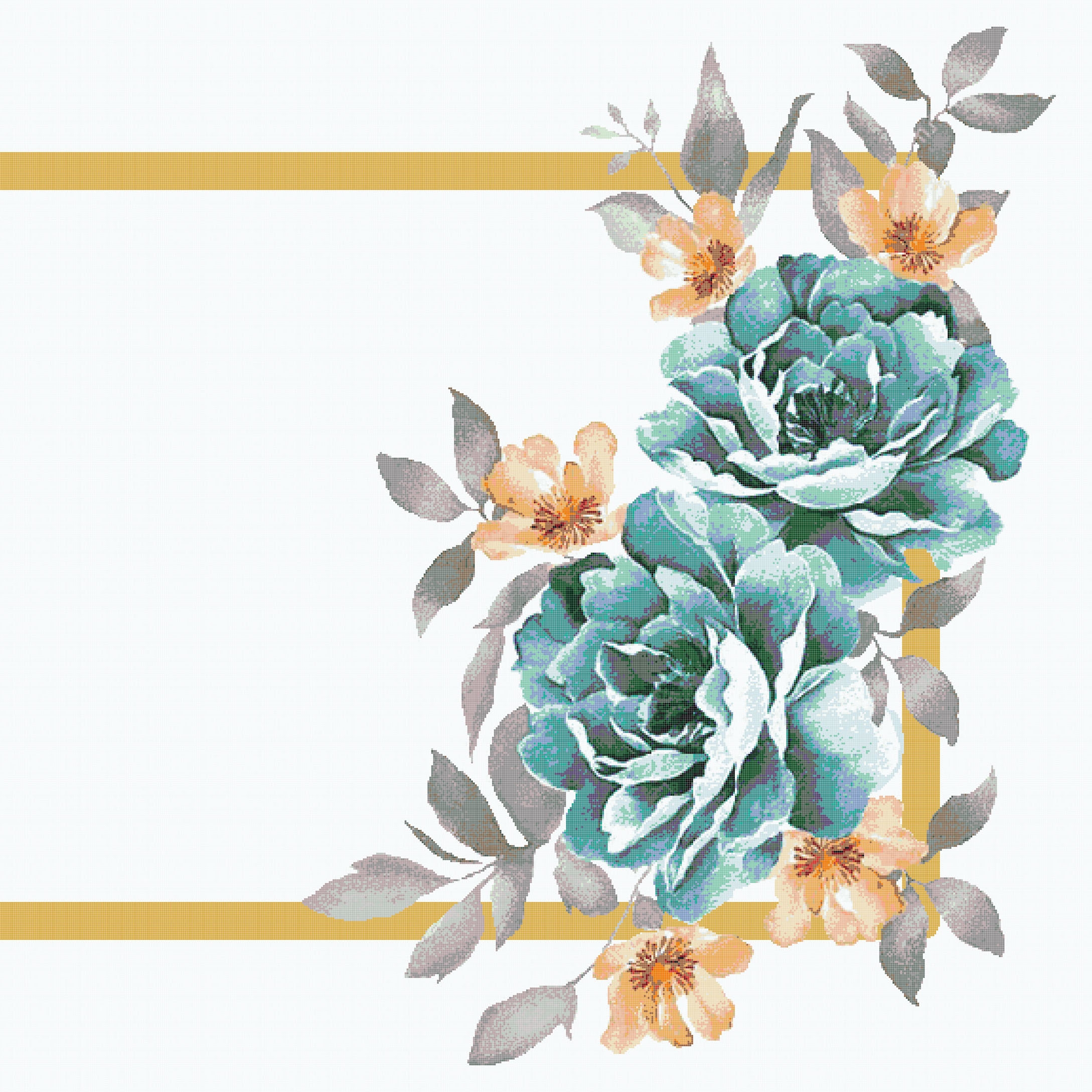 Produkt Royal Waves | Dream Roses Decor 15x15 des Herstellers Mosaico+ anzeigen