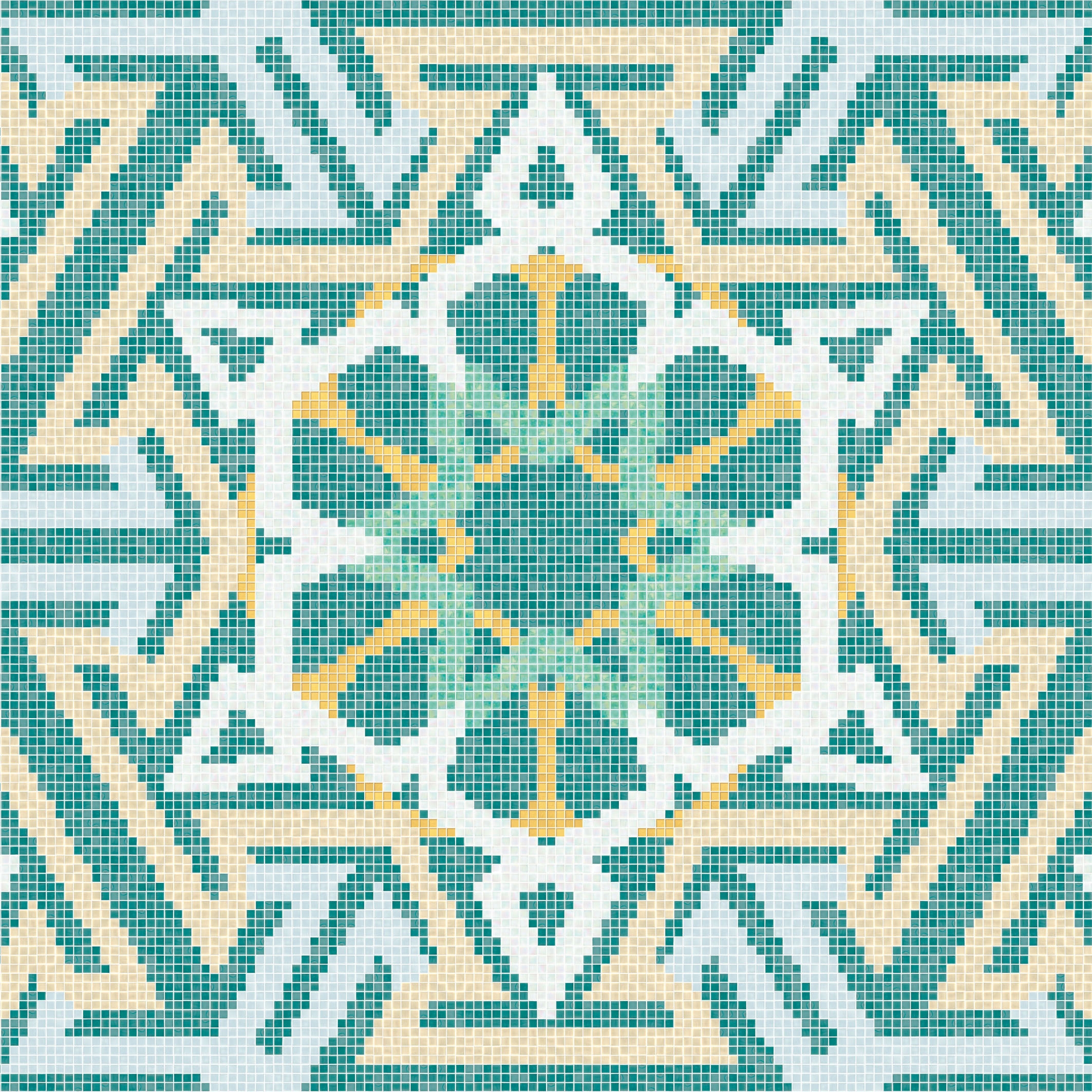 Display product Royal Waves | Oriental Decor 15x15 from manufacturer Mosaico+