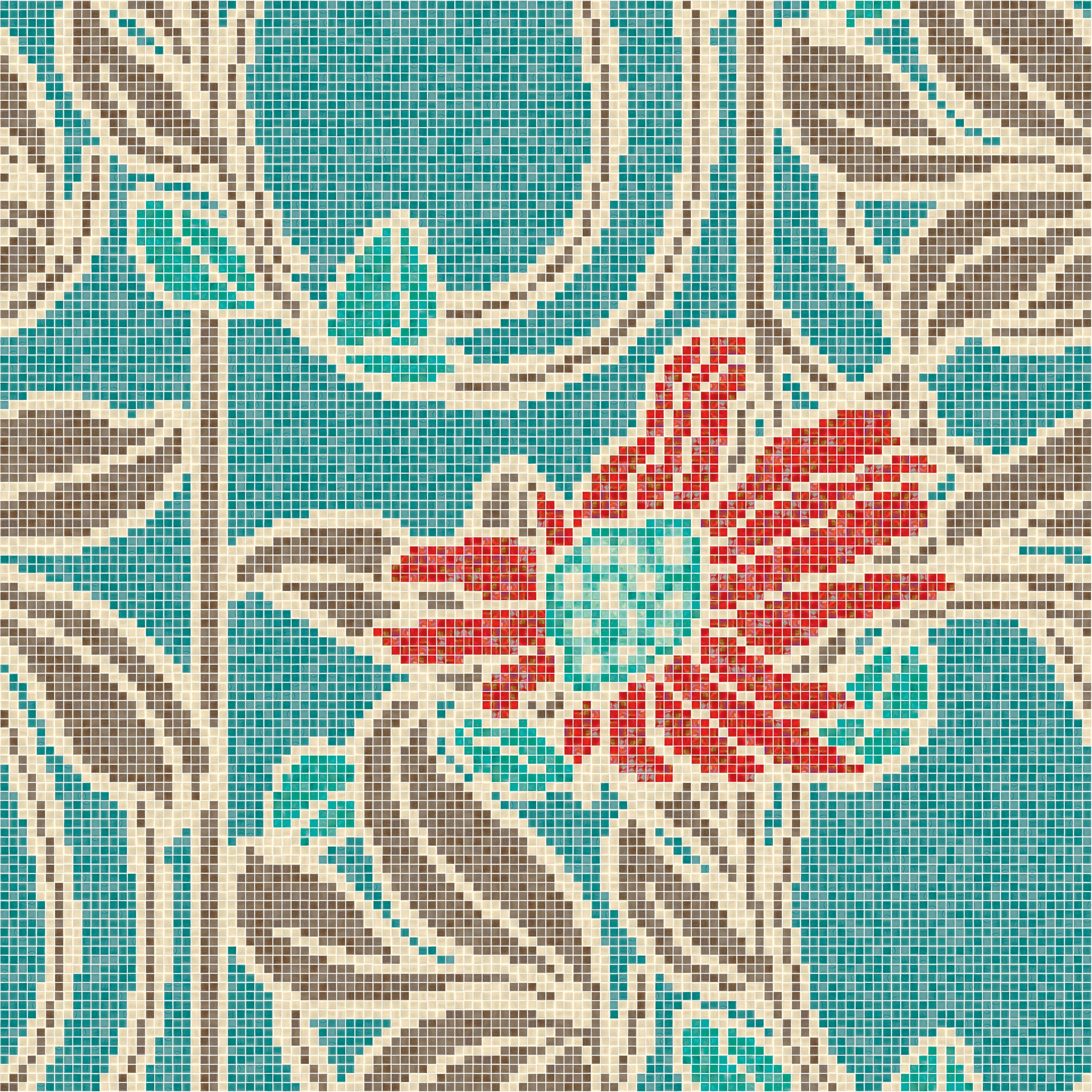 Produkt Royal Waves | Seventies Decor 15x15 des Herstellers Mosaico+ anzeigen