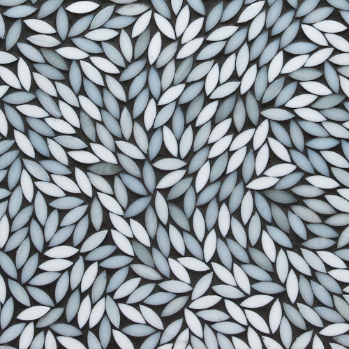 Mostrar el producto Foliage Be Bop White Glass Mosaic del fabricante Artistic Tile