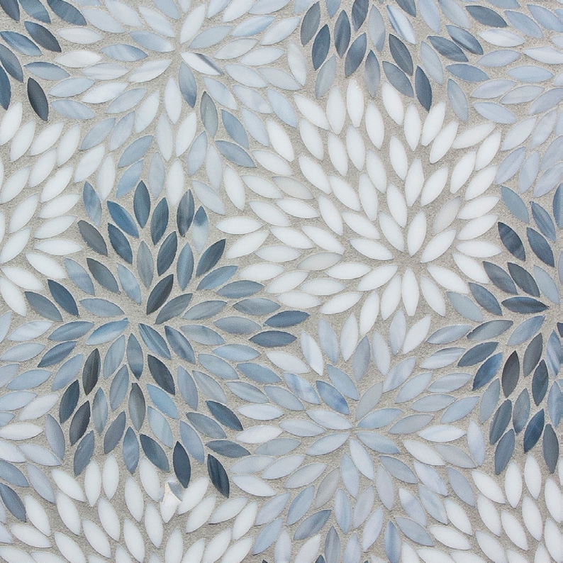 Estrella Grey Blend Glass Mosaic